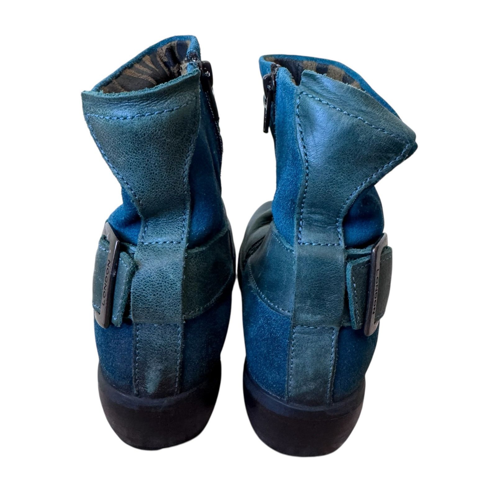 Fly London FLY LONDON Mel P141633028 Green Leather Boots Size 36 Size US 6 / IT 36 - 8 Thumbnail