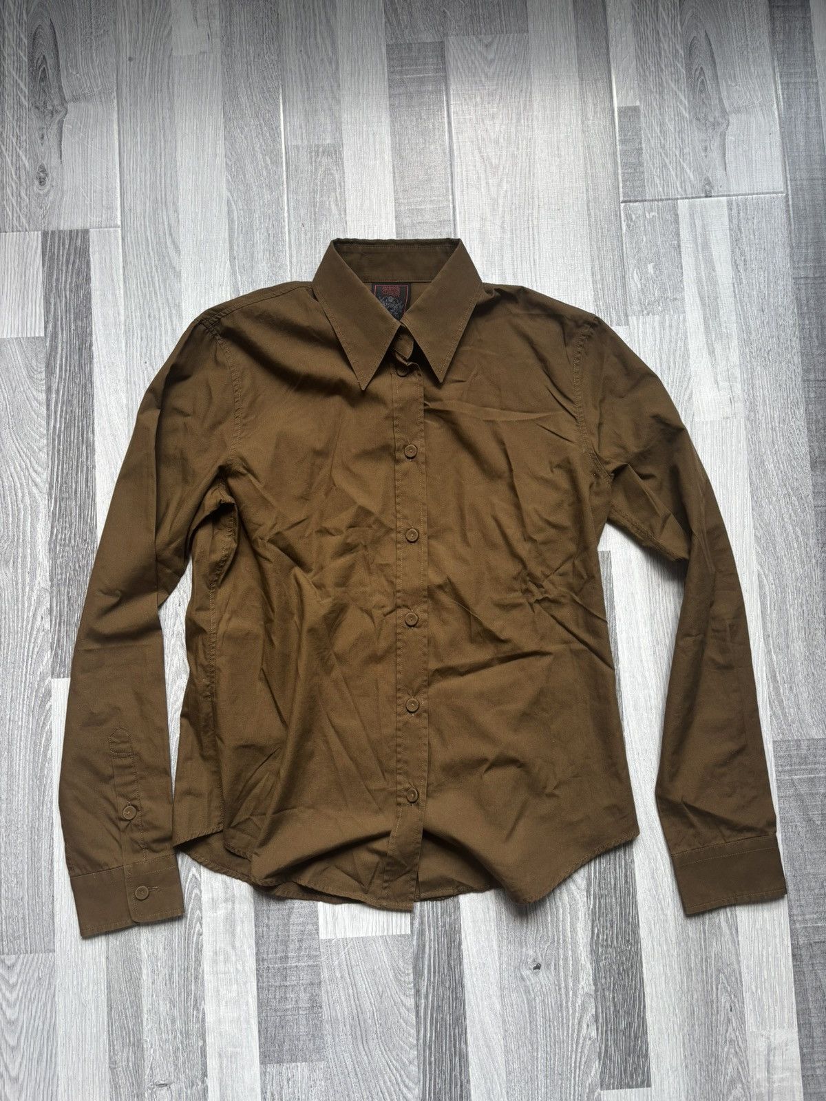 Jean Paul Gaultier Jean Paul Gaultier Classique Brown Button Down Shirt Size US L / EU 52-54 / 3 - 1 Thumbnail