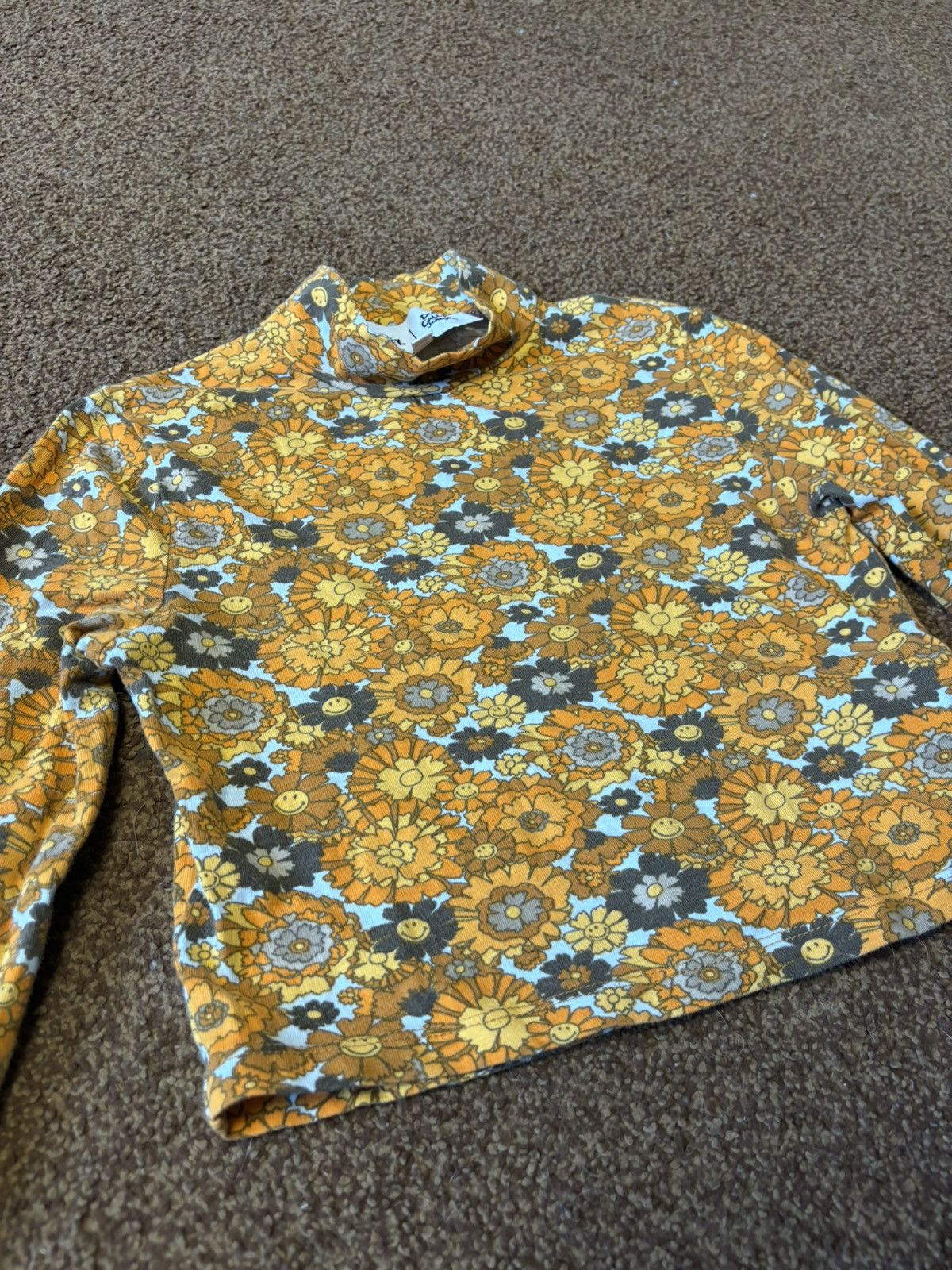 Japanese Brand × Vintage Y2K Smiley × DCMJ long sleeves floral top Size S / US 4 / IT 40 - 4 Thumbnail