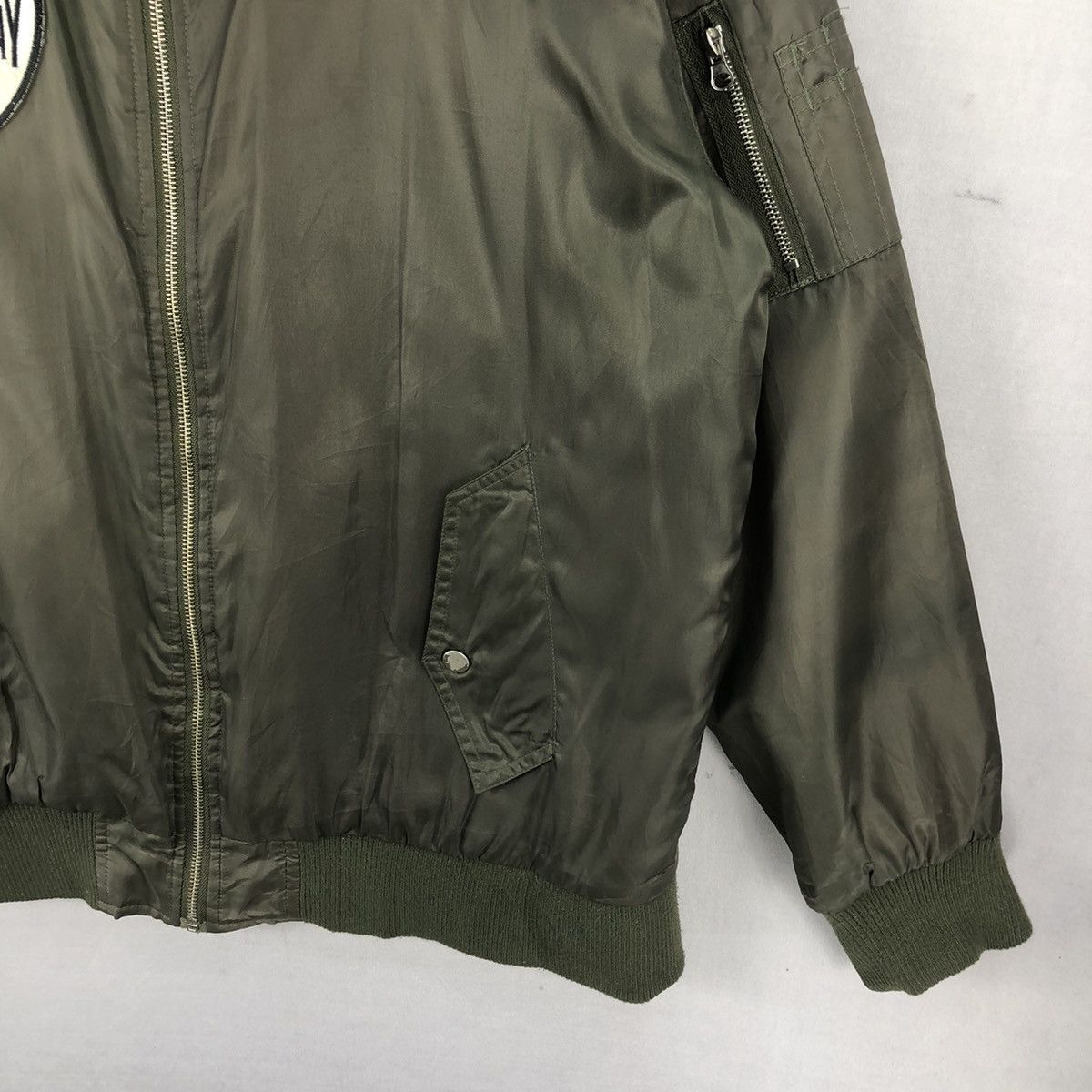 Japanese Brand 🇯🇵 Splendid Satisfaction Patches Flight Jacket Size US XXL / EU 58 / 5 - 3 Thumbnail