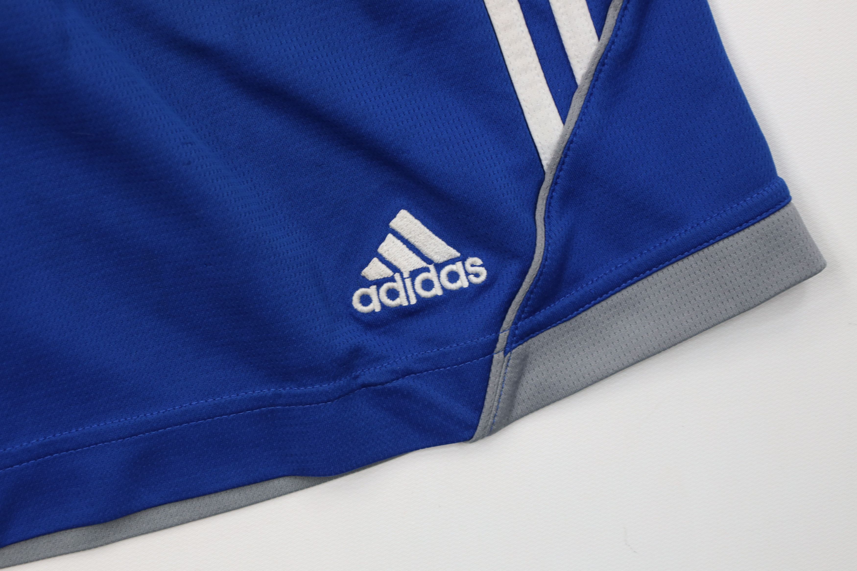 Adidas Vintage Y2K Adidas Running Jogging Soccer Shorts Blue Size US 32 / EU 48 - 5 Thumbnail