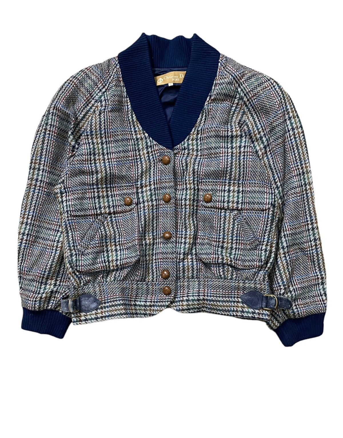 Christian Dior Monsieur × Dior 90s Multicolor Wool Bomber jacket Size M / US 6-8 / IT 42-44 - 1 Thumbnail