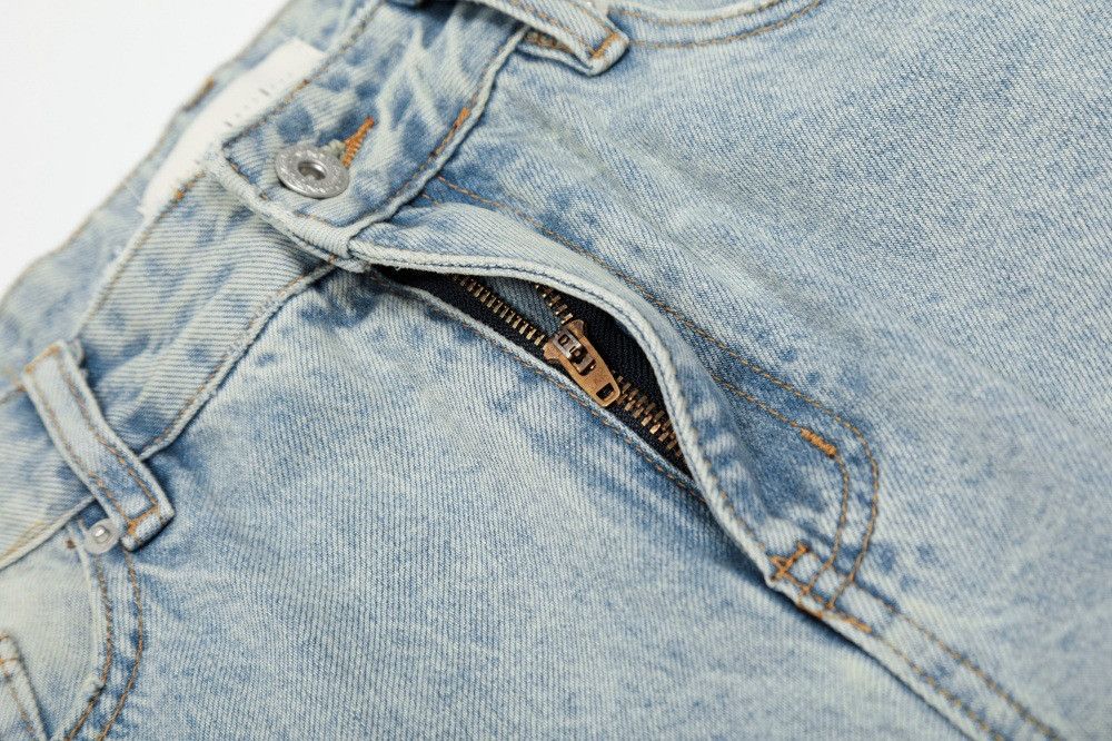 Japanese Brand × Jean Men's fashion punk retro distressed washed casual jeans Size US 34 / EU 50 - 4 Thumbnail