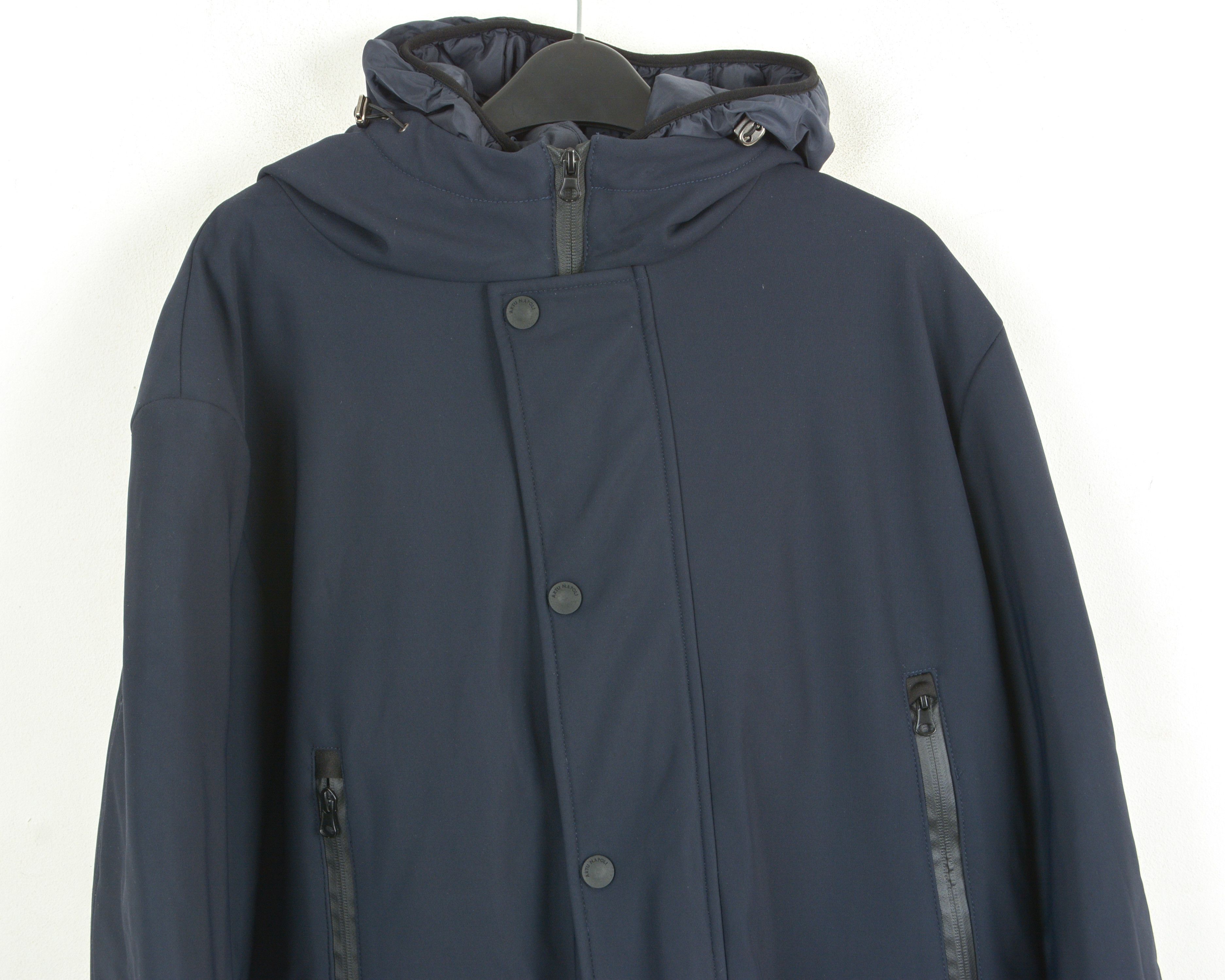 Other ARTU NAPOLI Hooded Rain Coat Jacket XL Insulated Tapped Size US XL / EU 56 / 4 - 2 Thumbnail