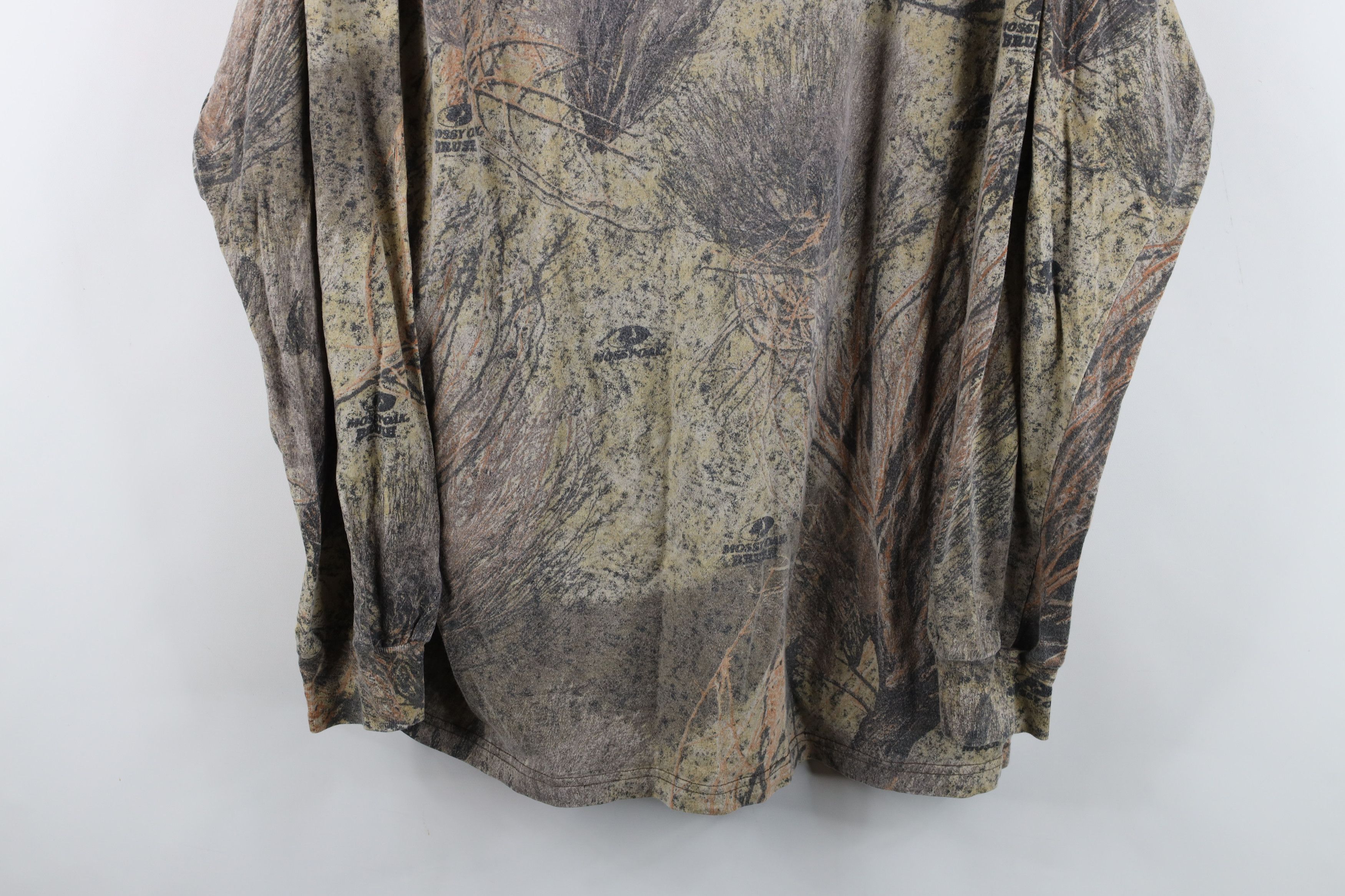 Vintage Vintage Y2K Streetwear Brush Camouflage Long Sleeve T-Shirt Size US XL / EU 56 / 4 - 3 Thumbnail