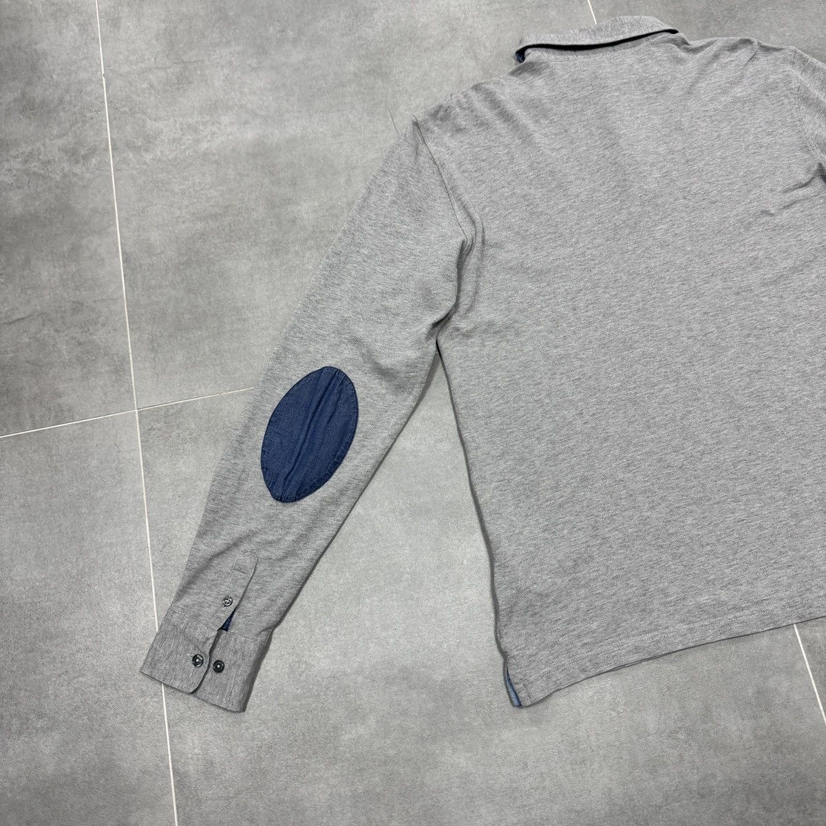 Hackett Hackett London #1 Elbow Patches Long Sleeve Rugby Polo Shirt Size US M / EU 48-50 / 2 - 16 Thumbnail