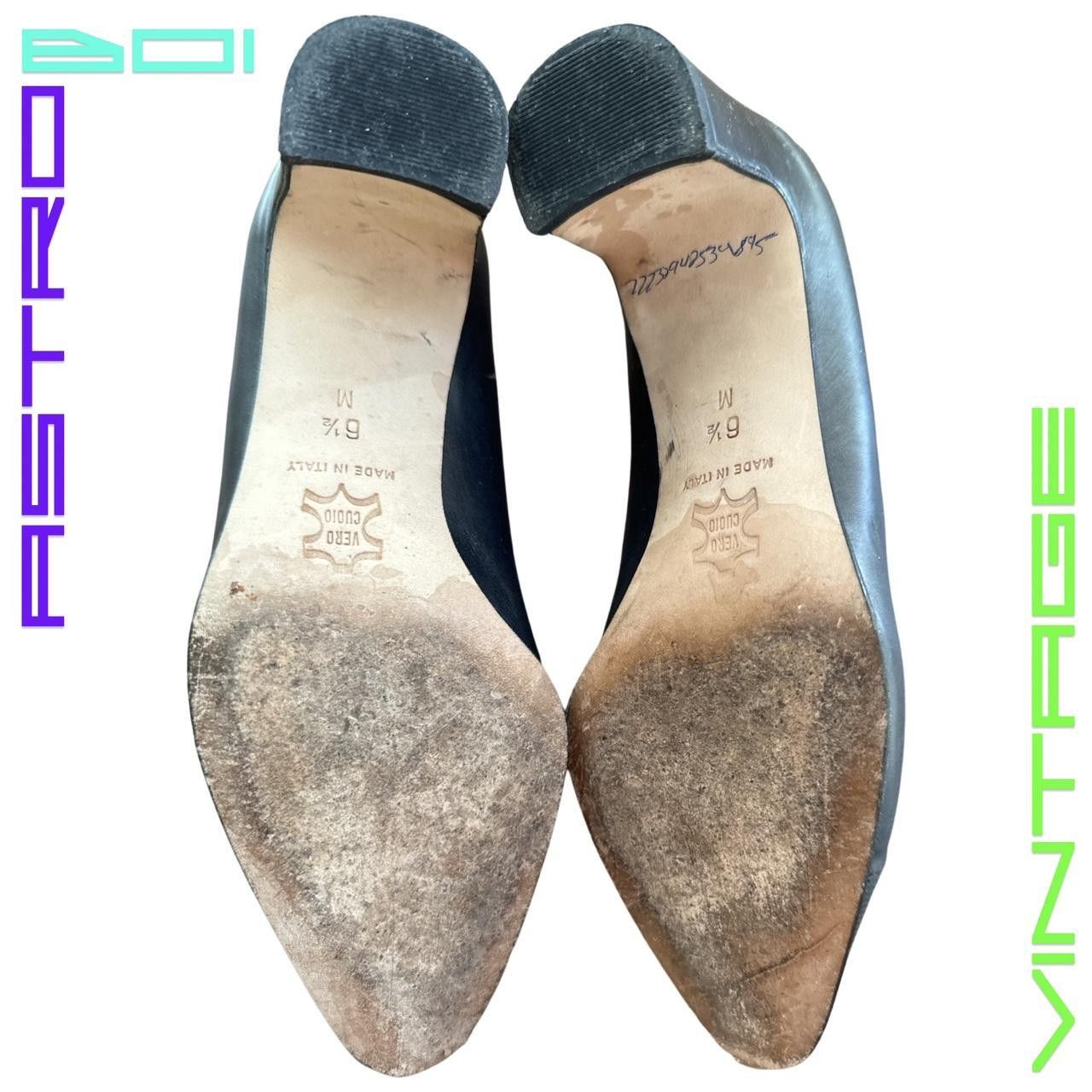 Other VINTAGE BROWN RETRO LEATHER HEELS SIZE 6.5 Size US 6.5 / IT 36.5 - 4 Thumbnail