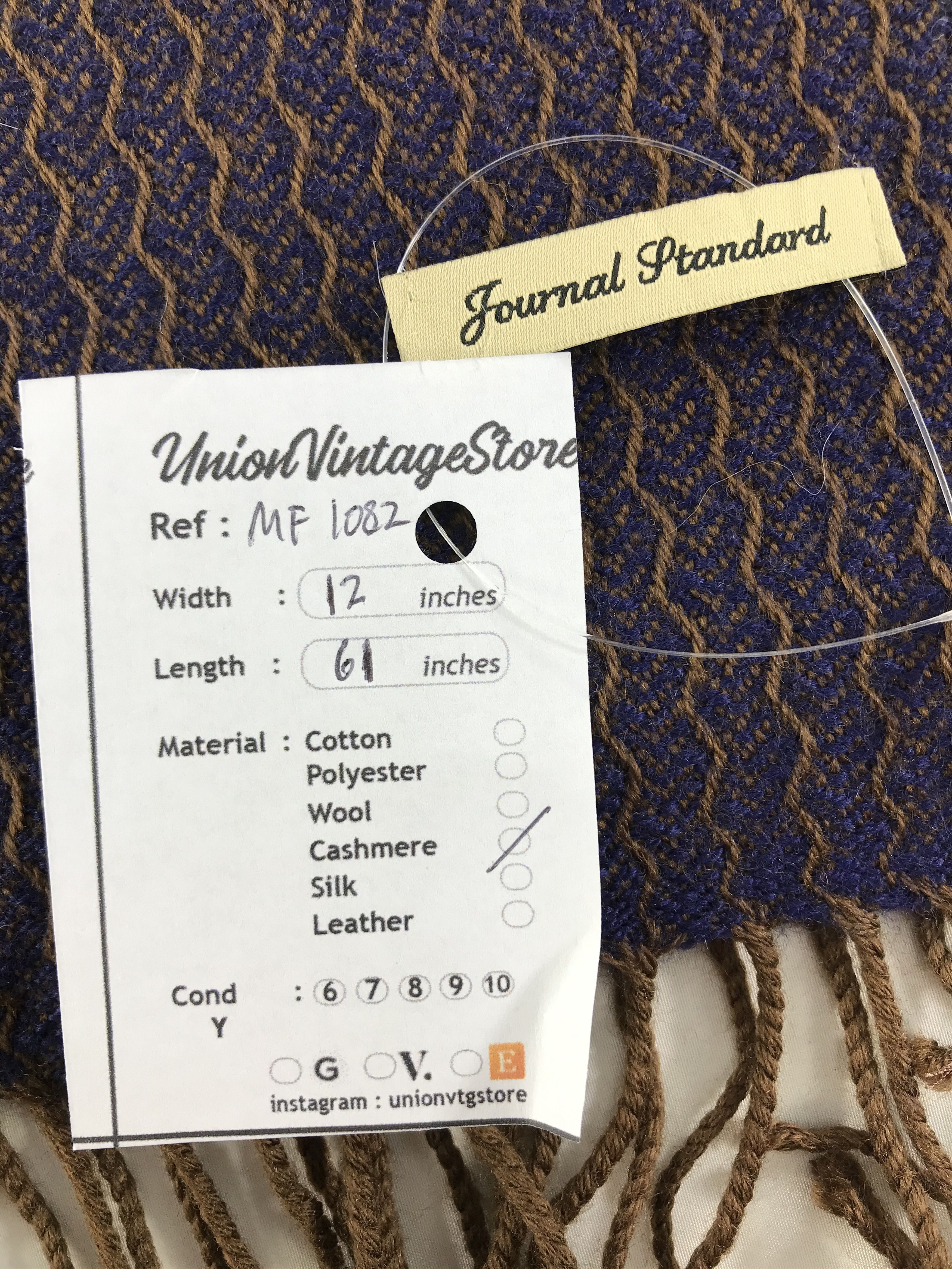 Journal Standard Vintage Journal Standard Scarf/Muffler/Neckwear MF1082 Size ONE SIZE - 4 Thumbnail