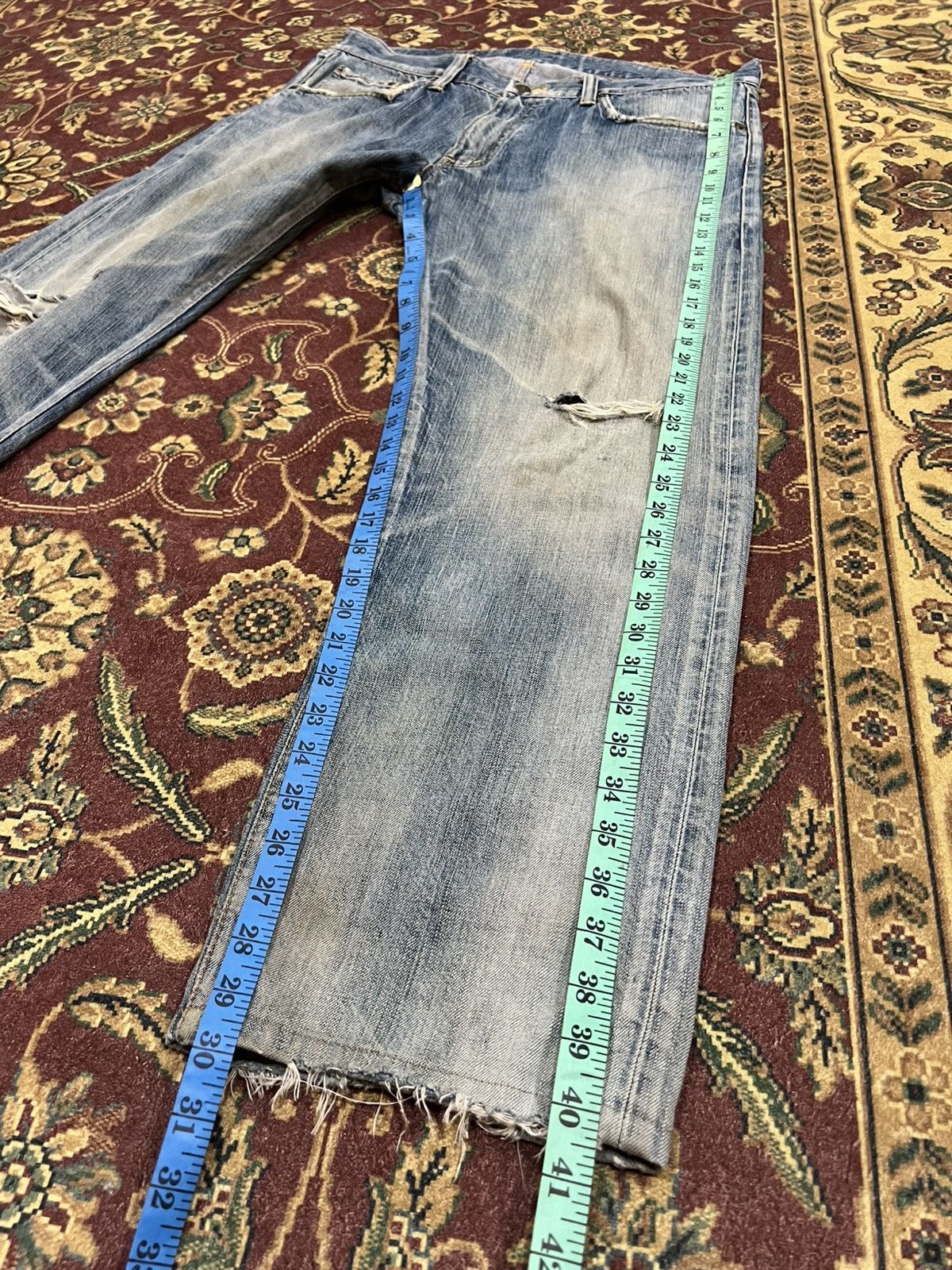 Edwin Vintage Edwin 503 Mud Wash Distress Jean Size US 37 - 4 Thumbnail