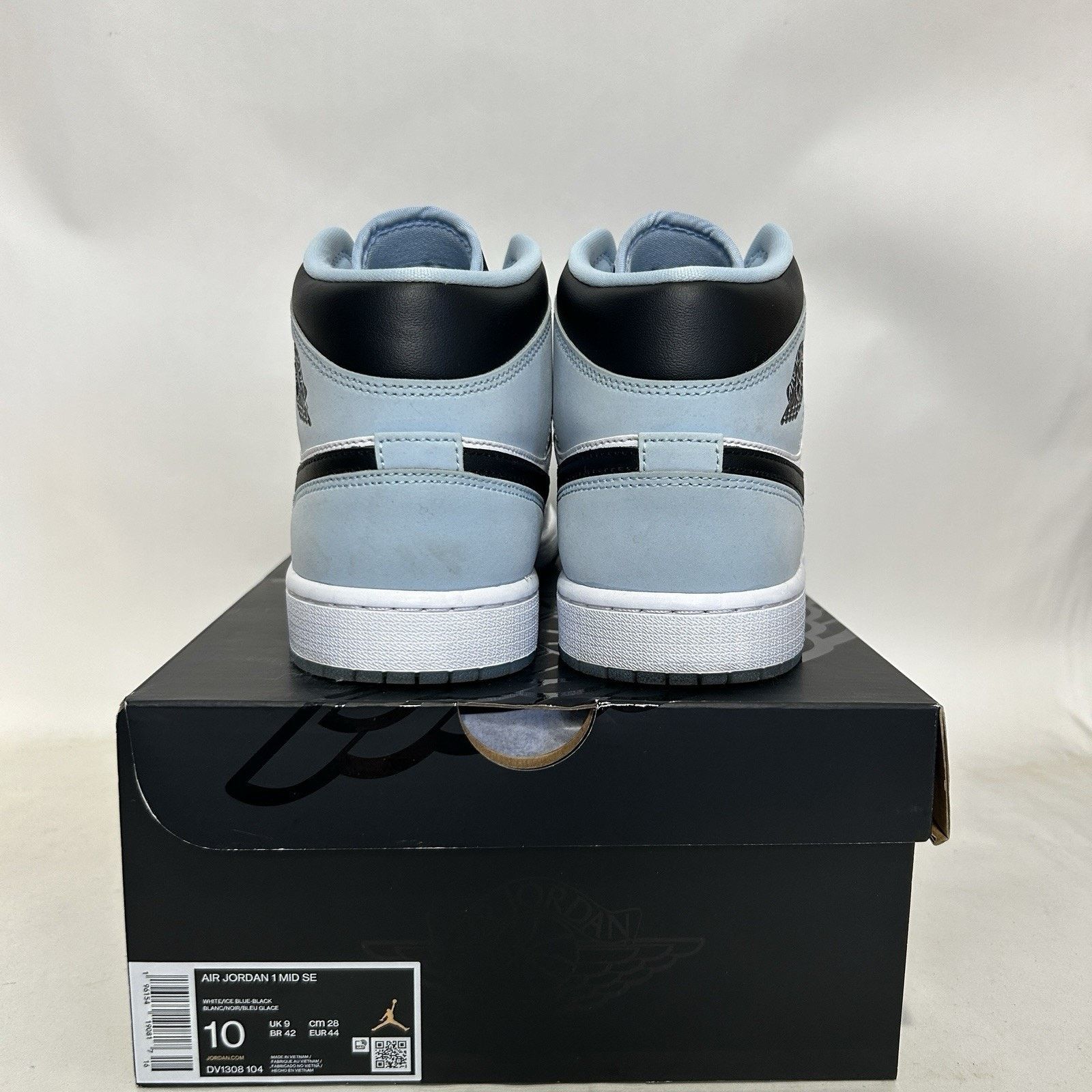 Nike Nike Air Jordan 1 Mid SE “White Ice Blue” Size US 10 / EU 43 - 4 Thumbnail