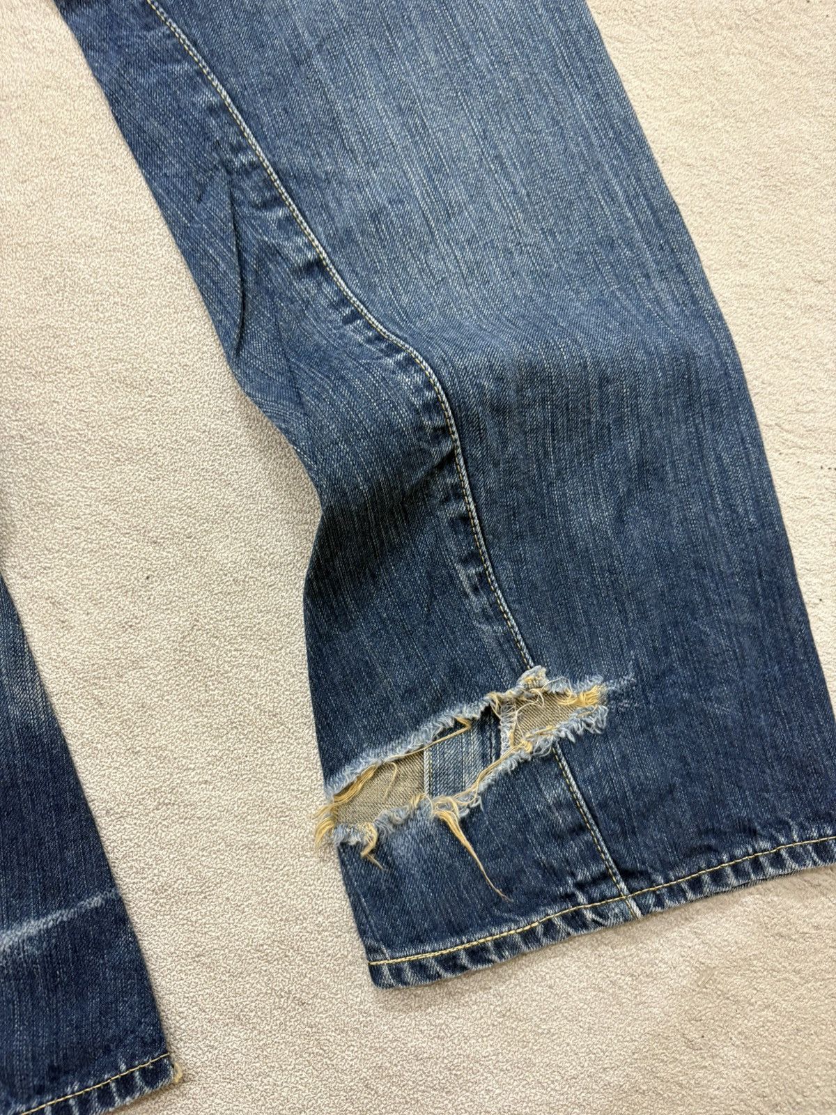Kapital 2000s Destroy levis RL bootcut japan denim Size US 31 - 9 Thumbnail