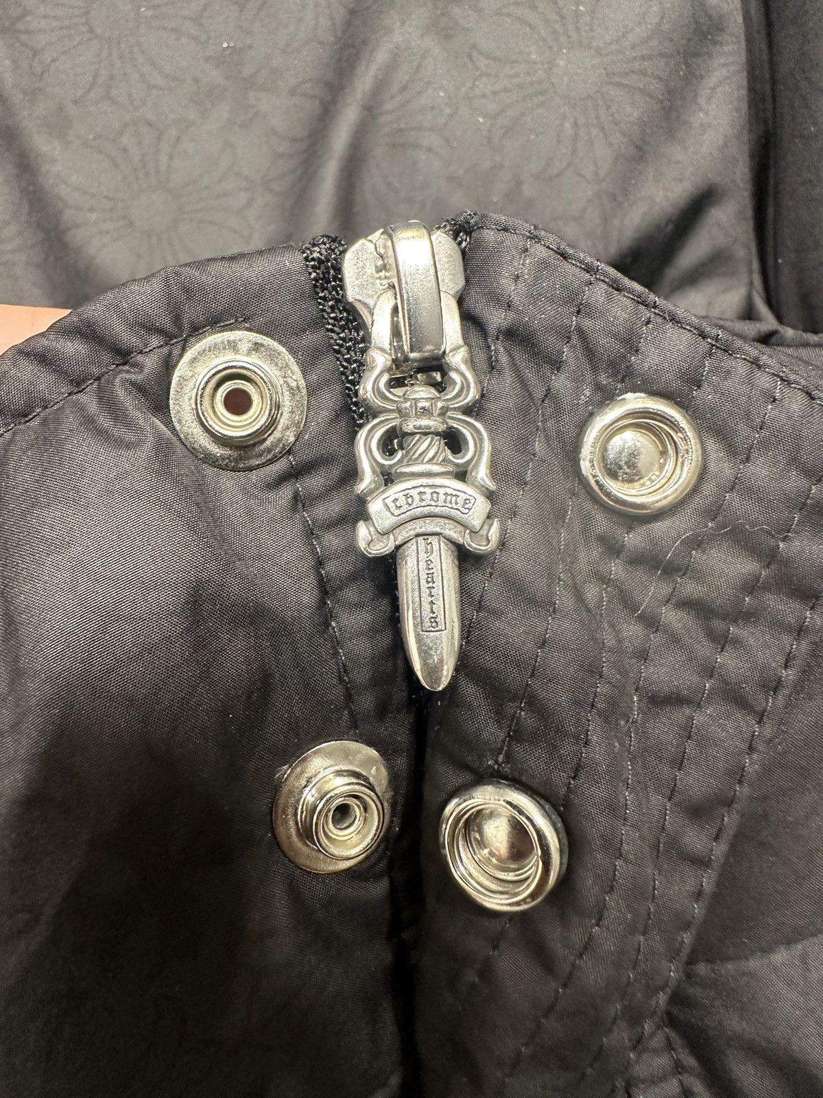 Chrome Hearts 🔥Chrome Hearts Black Pattern Stiff V2 Puffer Down Jacket🔥 Size US XXL / EU 58 / 5 - 4 Thumbnail