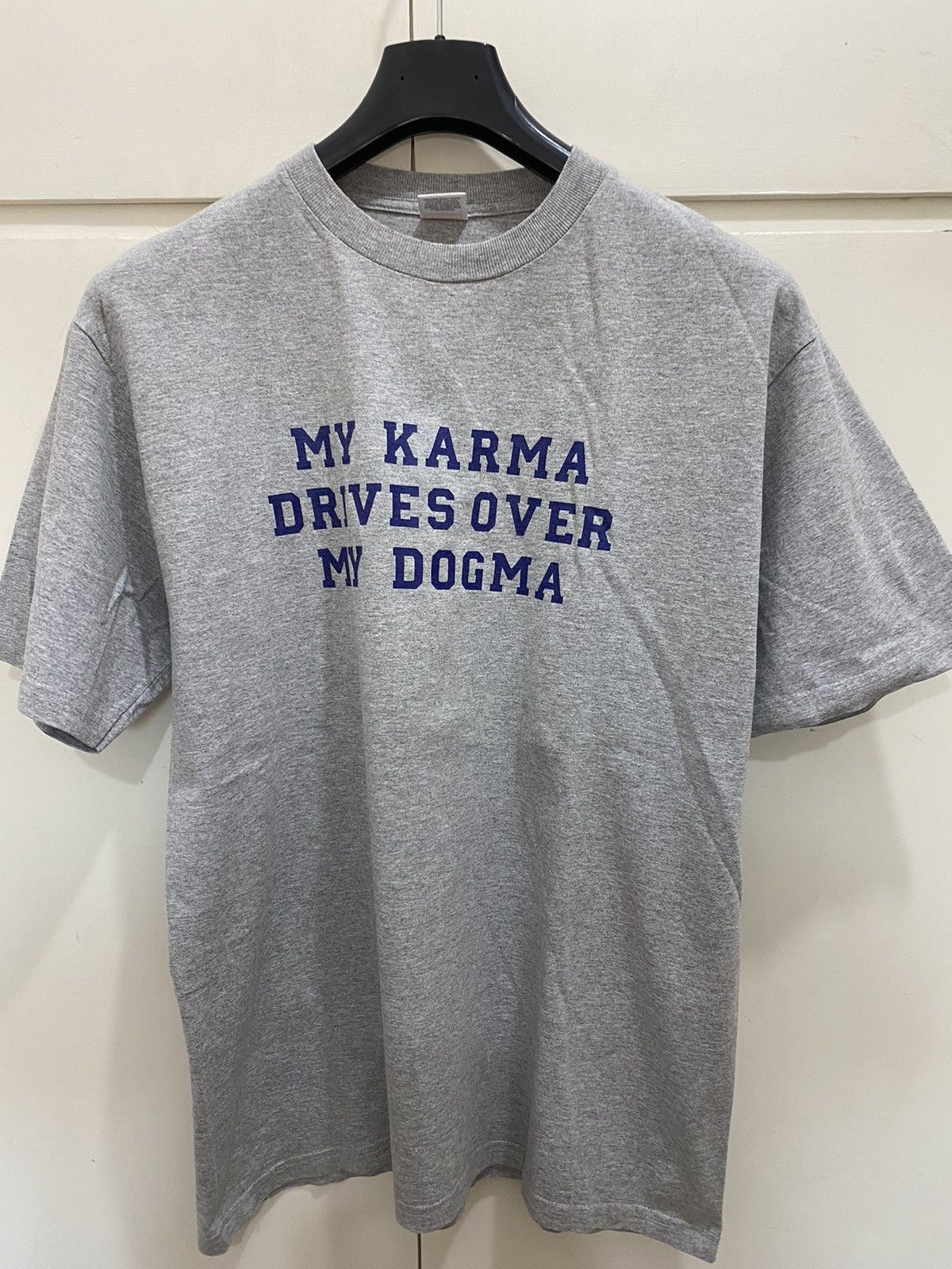 Supreme Supreme Karma T-shirt, size XL, gray, with print, used Size US XL / EU 56 / 4 - 3 Thumbnail