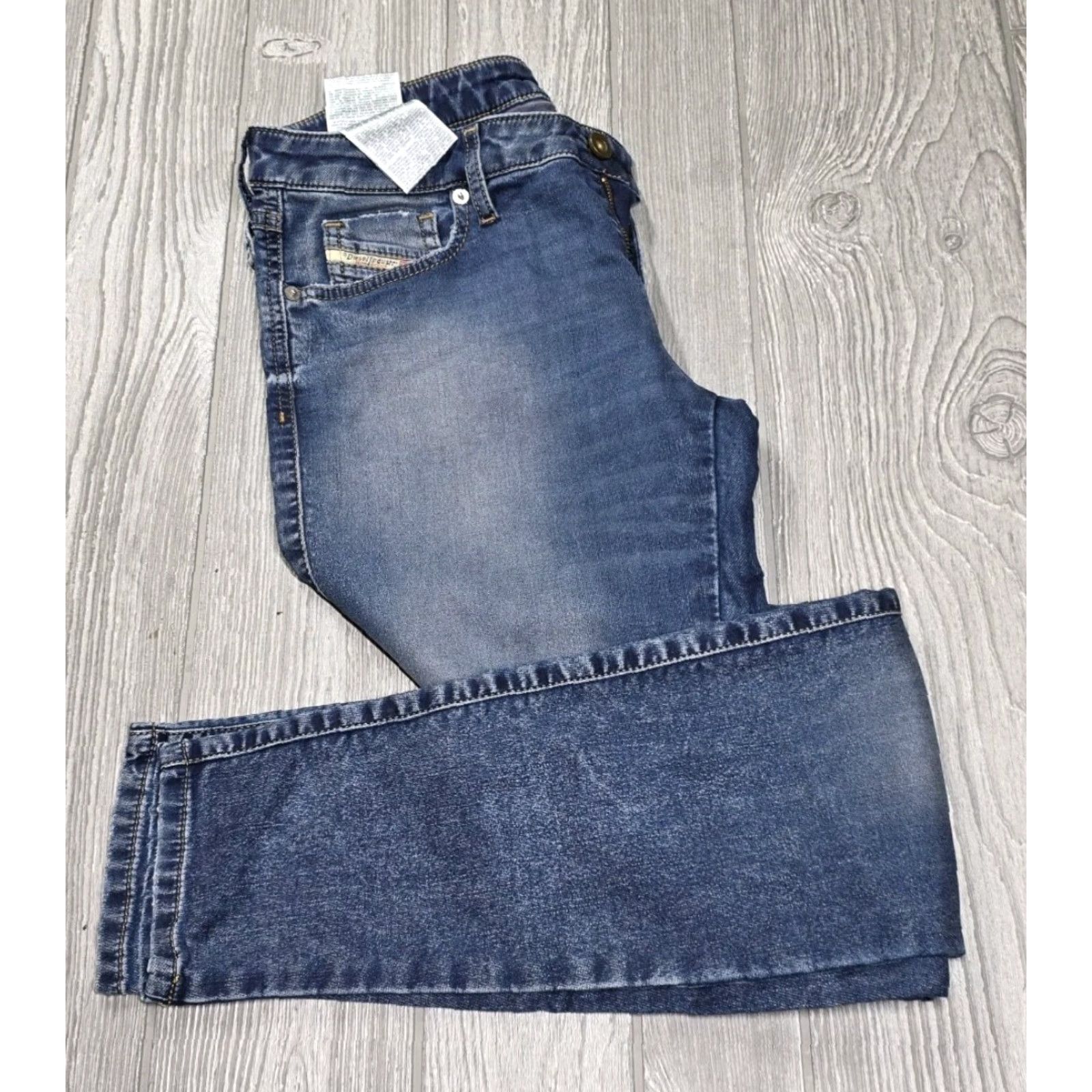 Diesel DIESEL GRACEY NE 069FG Womens Denim Stretch Slim 29x32 Tapered Jeans Sweatpants Denim Powerhouse Size 29" - 2 Thumbnail