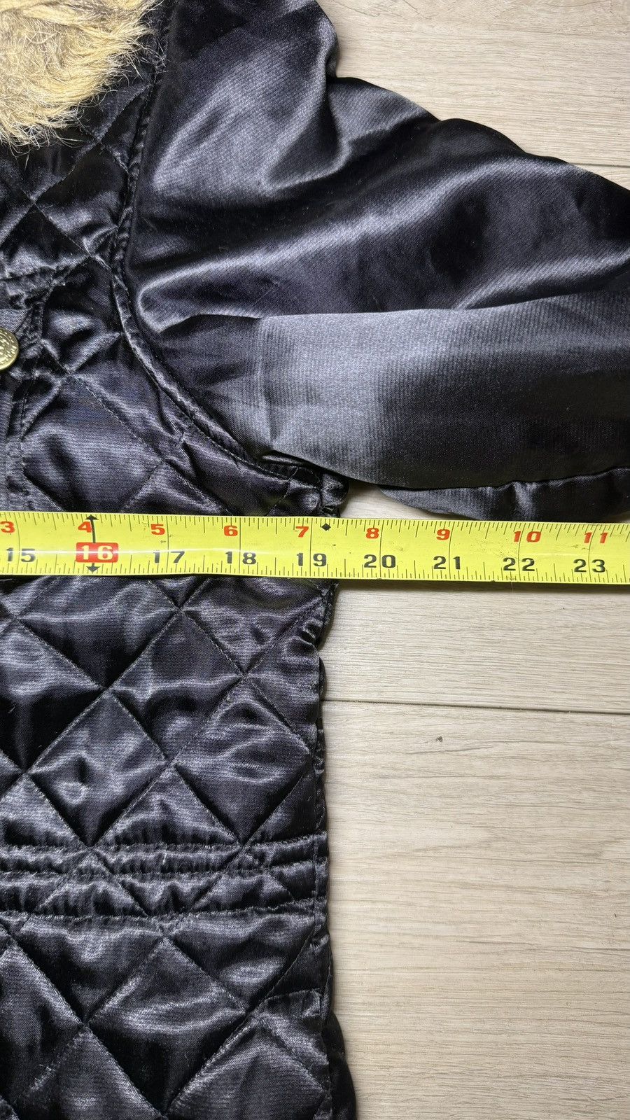 Southpole Y2K 2000s Women’s Southpole Quilted Puffer With Hood & Gold Size L / US 10 / IT 46 - 6 Thumbnail