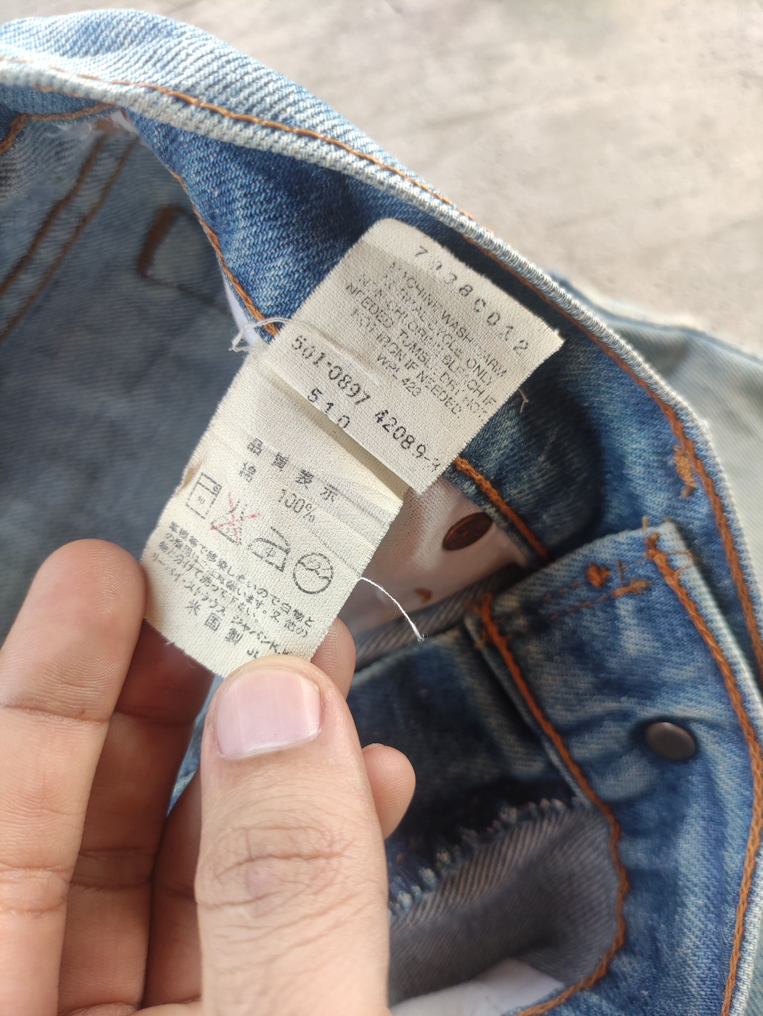 Levi's Vintage Levis Jean Distressed Faded Denim pants Size US 29 - 8 Thumbnail