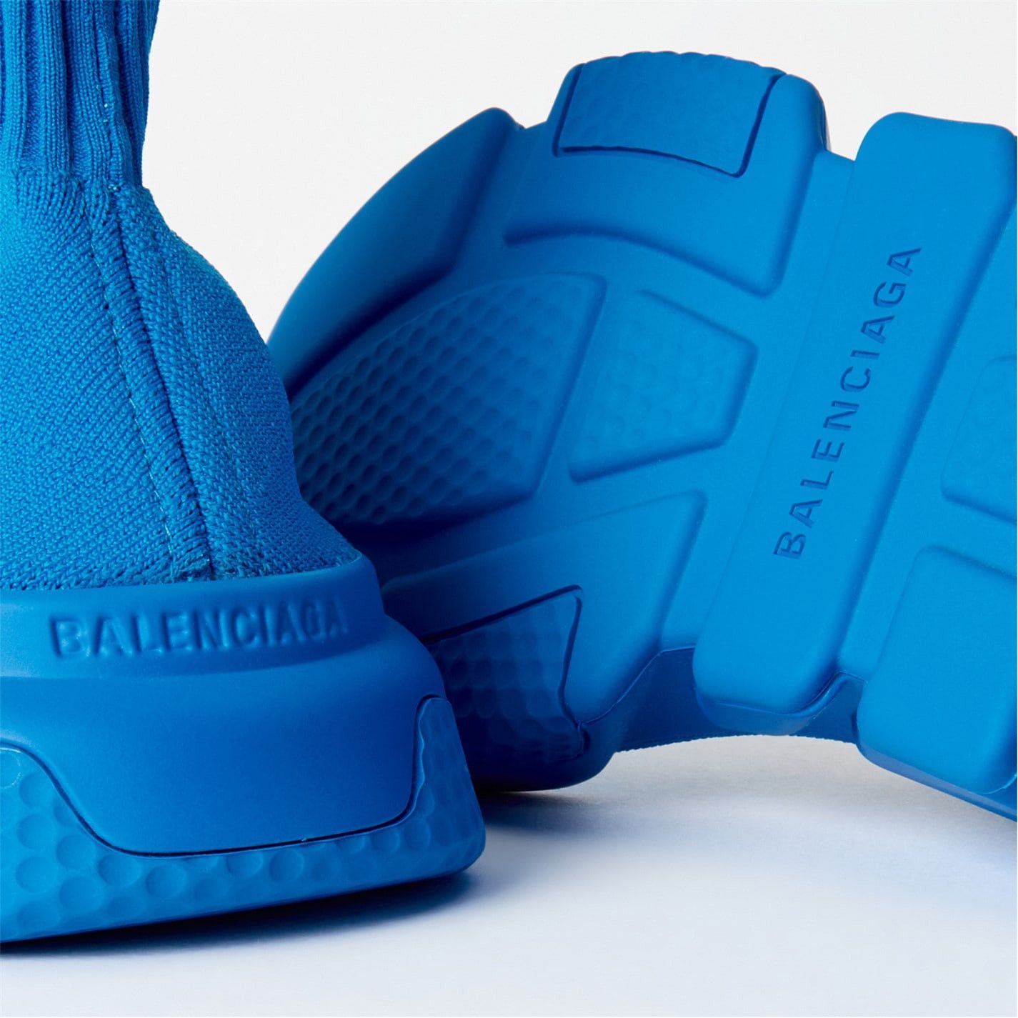 Adidas × Balenciaga o1g2r1mq0226 Speed Trainers In Blue/White Size US 10.5 / EU 43-44 - 3 Thumbnail