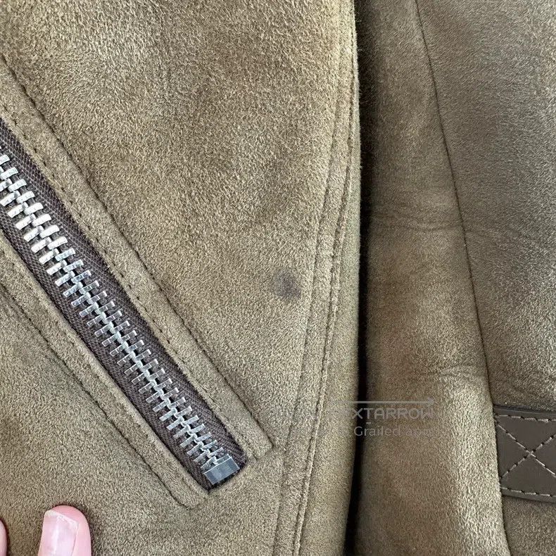 Acne Studios Acne Studios Brown Leather and Fur Jacket Size XXS / US 00 / IT 34 - 7 Thumbnail