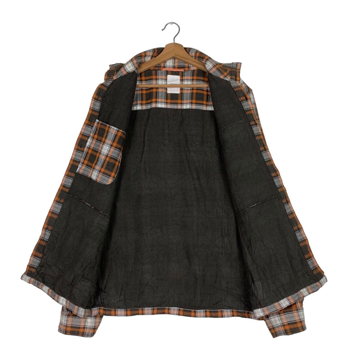 Global Work GLOBAL WORK Checked Plaid Tartan Flannel Jacket #0572-C26 Size US M / EU 48-50 / 2 - 9 Thumbnail