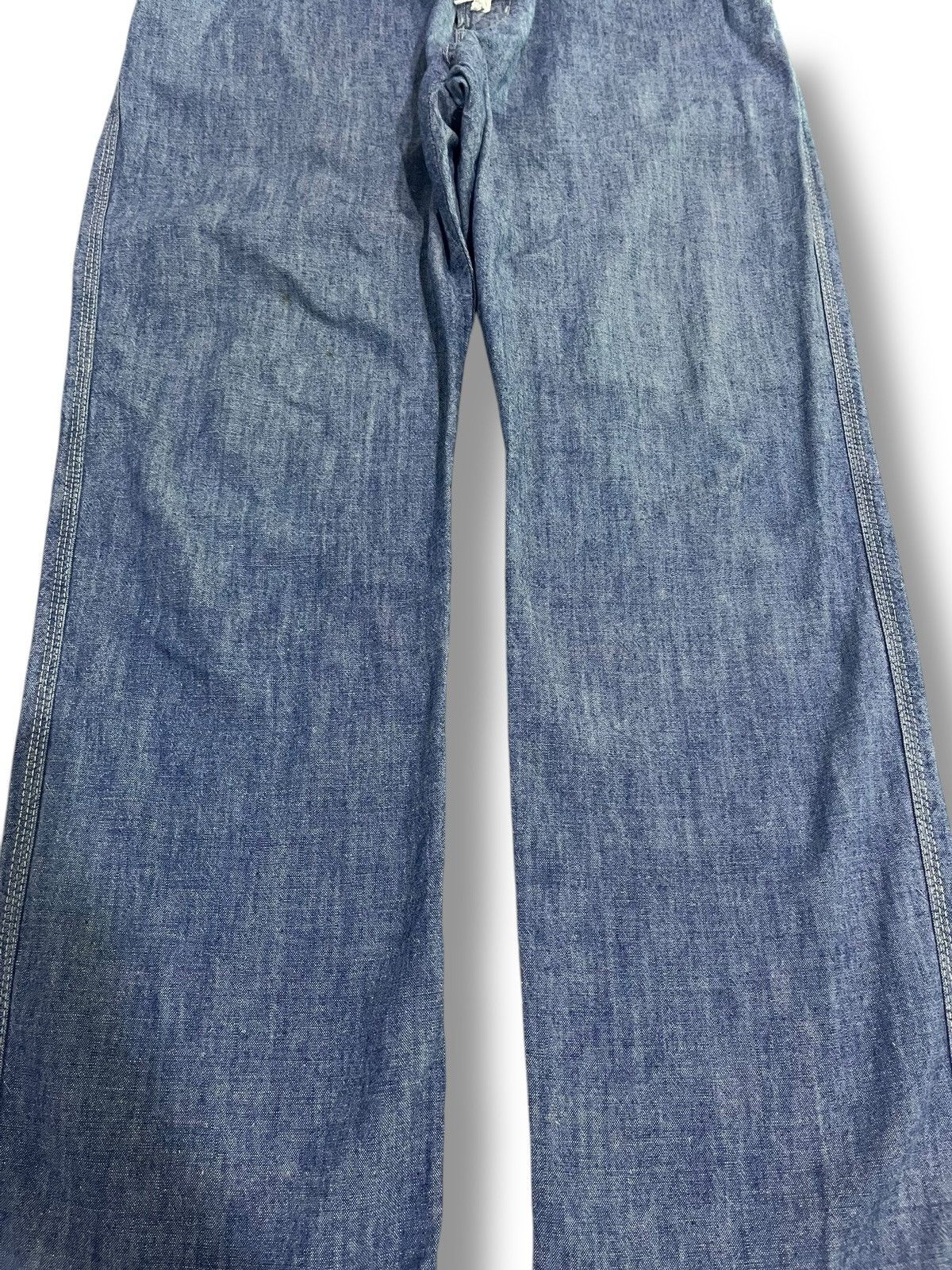 If Six Was Nine × Japanese Brand × Le Grande Bleu (L.G.B.) 🇯🇵 VINTAGE EDWIN WASHED BLUE DUNGAREE Size US 32 / EU 48 - 3 Thumbnail