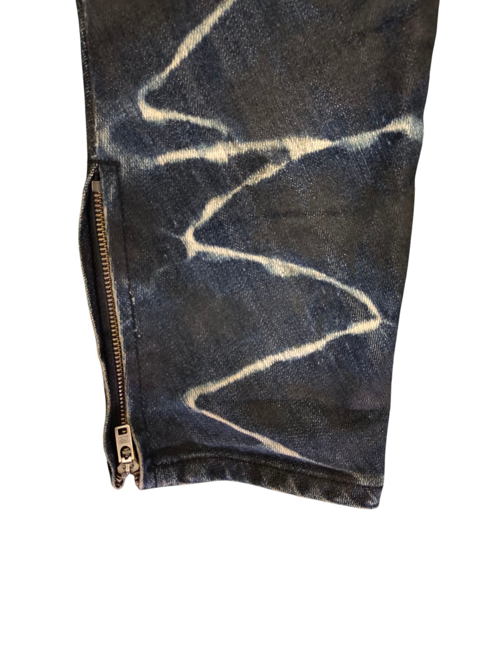 BUFFALO BOBS Buffalo Bobs Japan Clawmark Distress Waxed Long Denim Jeans Size US 30 / EU 46 - 5 Thumbnail