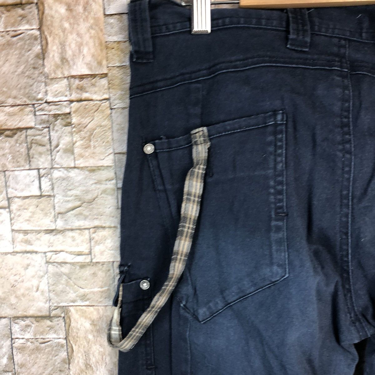 Japanese Brand DL Japanese Custom D.Blue Cargo Multipocket Pants #A354 Size US 31 - 20 Thumbnail