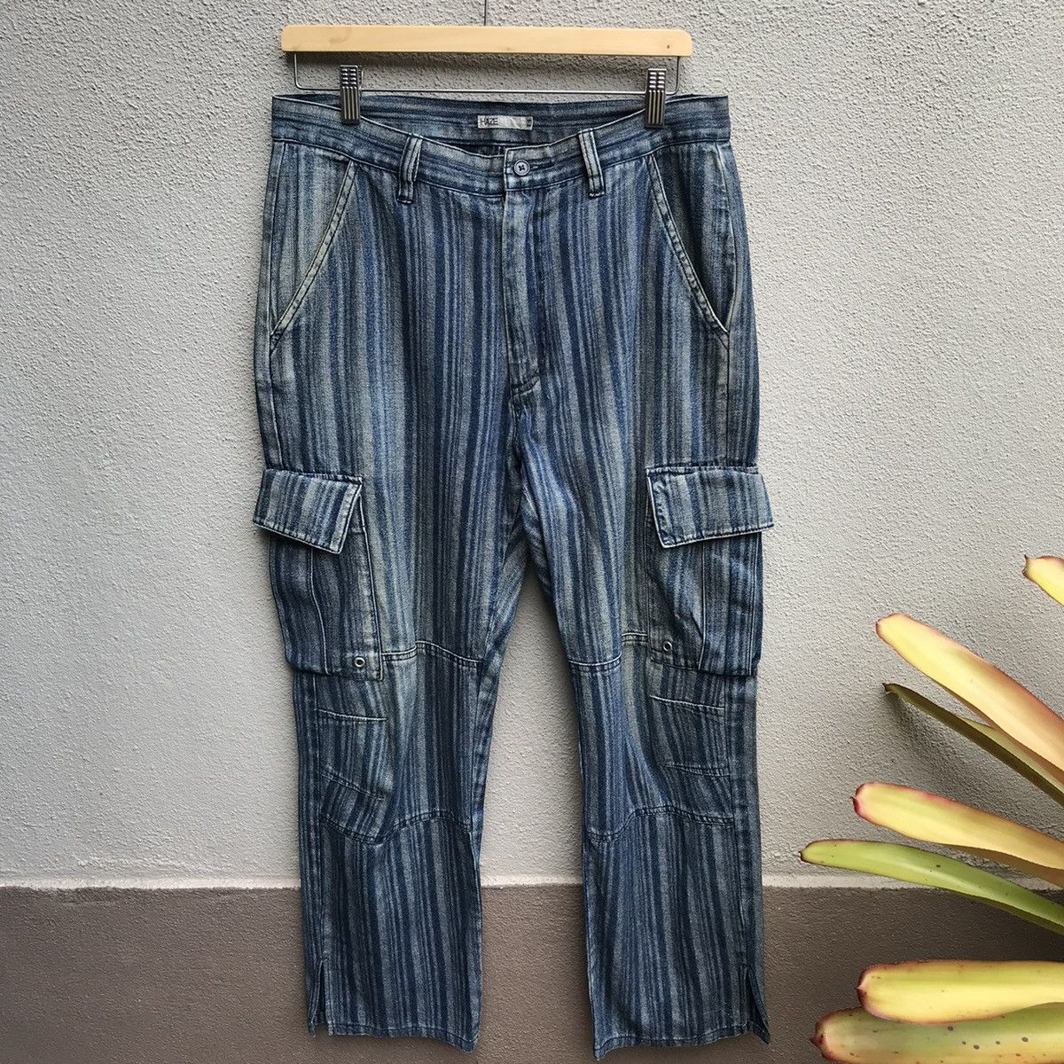 Haze HAZE ltd cargo pants denim Size US 32 / EU 48 - 2 Thumbnail
