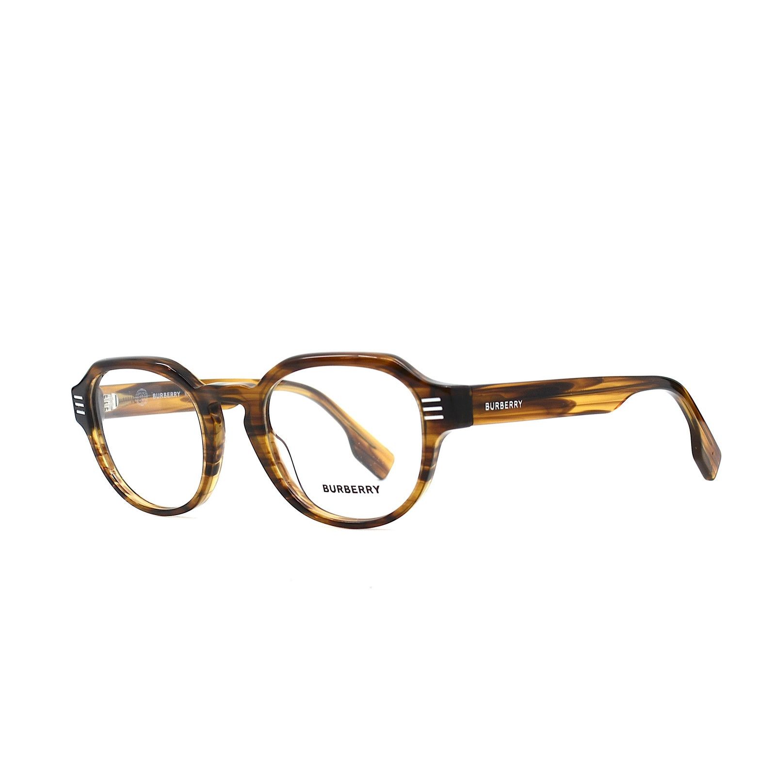 Burberry NEW BURBERRY BE2386 4096 BROWN UNISEX EYEGLASSES FRAME Size ONE SIZE - 3 Thumbnail