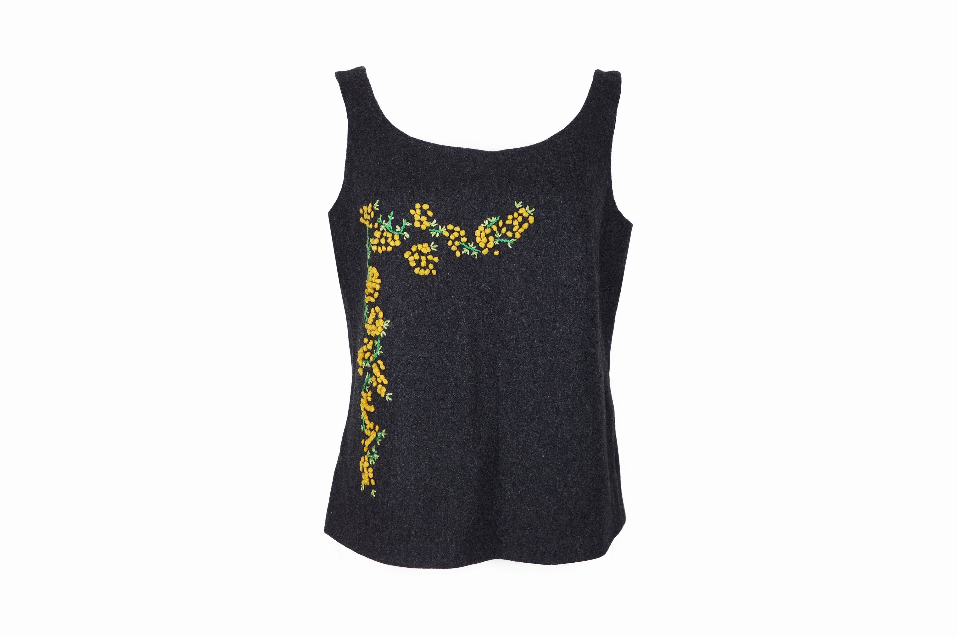 Dolce & Gabbana × Vintage Dolce Gabbana 90s Corset Top D&G Bustier Embroidered Floral Size L / US 10 / IT 46 - 1 Thumbnail