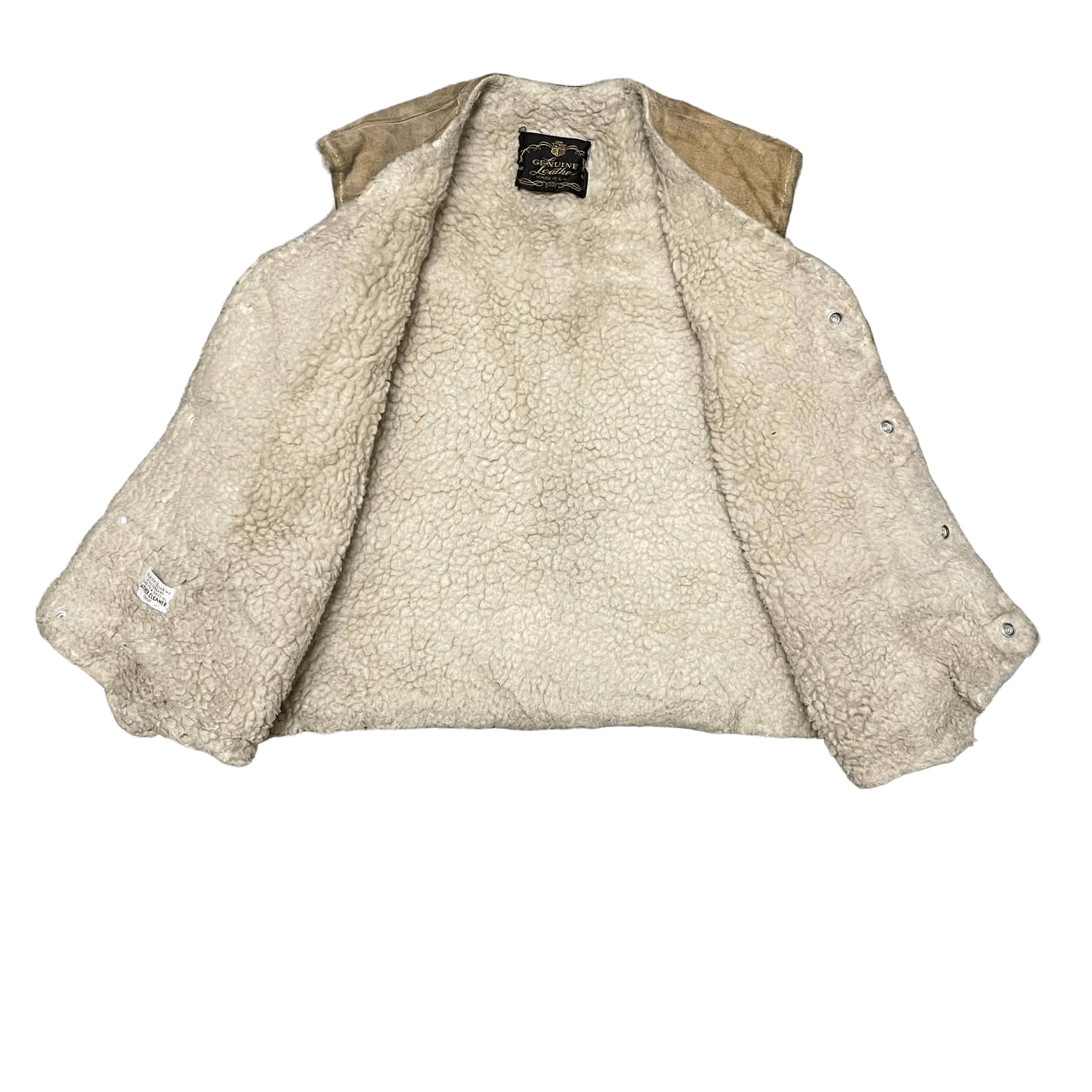 Genuine Leather Vintage Genuine Leather Vest Sherpa Linning Size US L / EU 52-54 / 3 - 4 Thumbnail