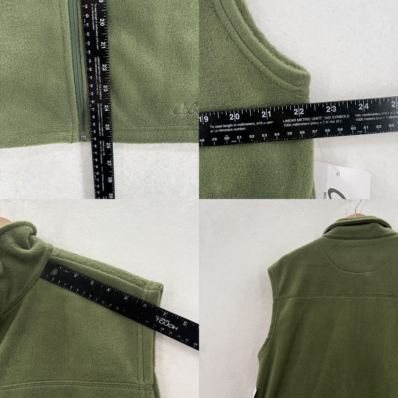 Vintage Cabela's Snake River Fleece Vest Mens M Green Full Zip Outdoor Hiking Trail Vest Size US M / EU 48-50 / 2 - 8 Thumbnail
