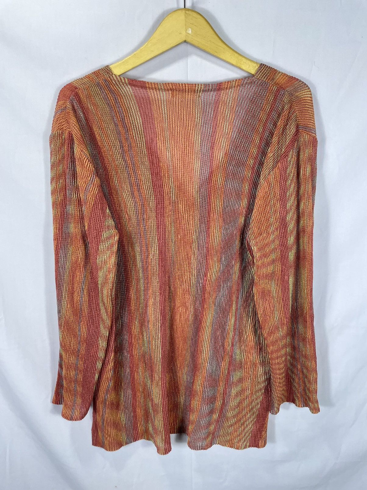 Issey Miyake × Japanese Brand × Vintage Vintage Queen Madam pleated like cardigan issey styled Size M / US 6-8 / IT 42-44 - 4 Thumbnail