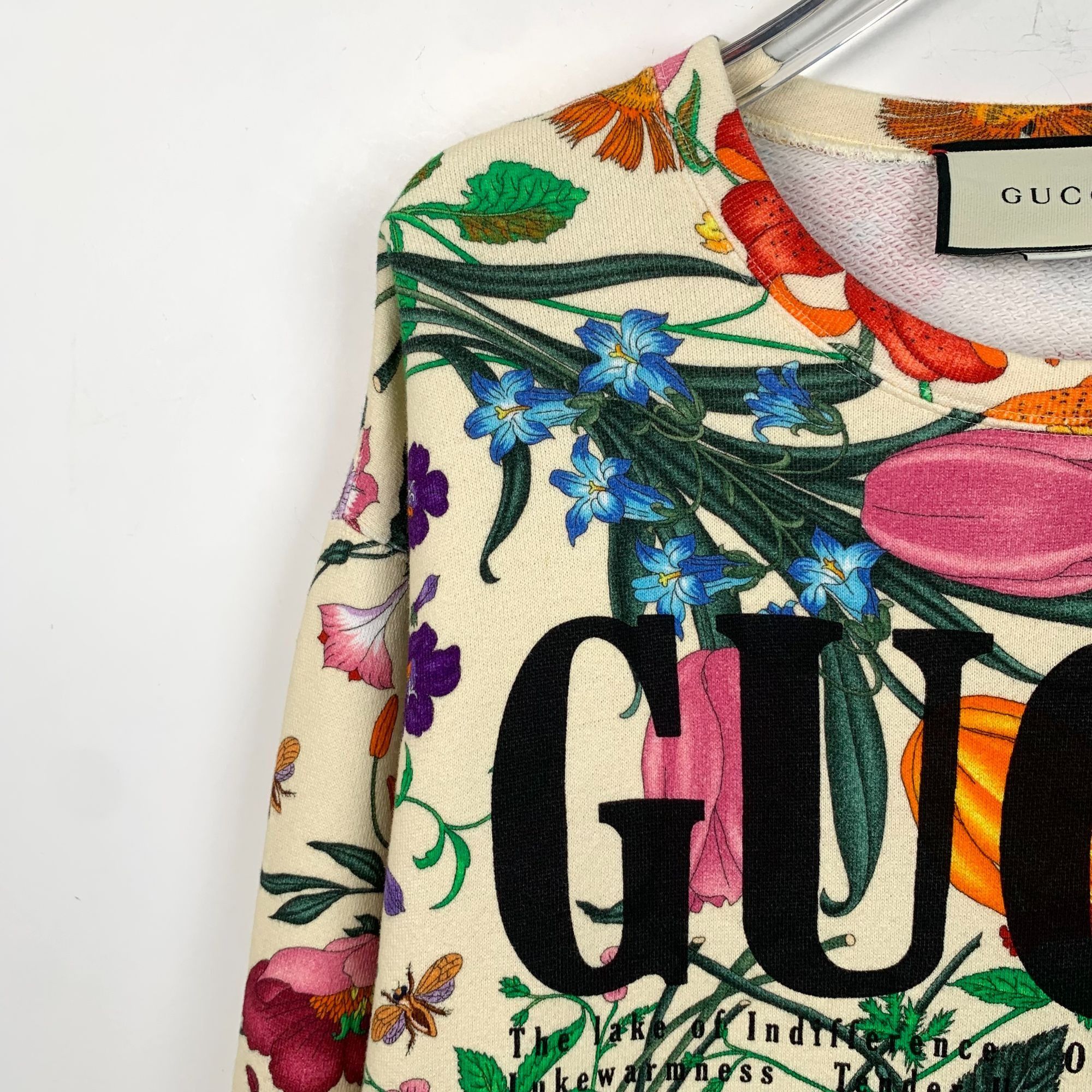 Gucci Gucci Floral Print Crewneck Sweatshirt For Women - Size M - Size M / US 6-8 / IT 42-44 - 3 Thumbnail