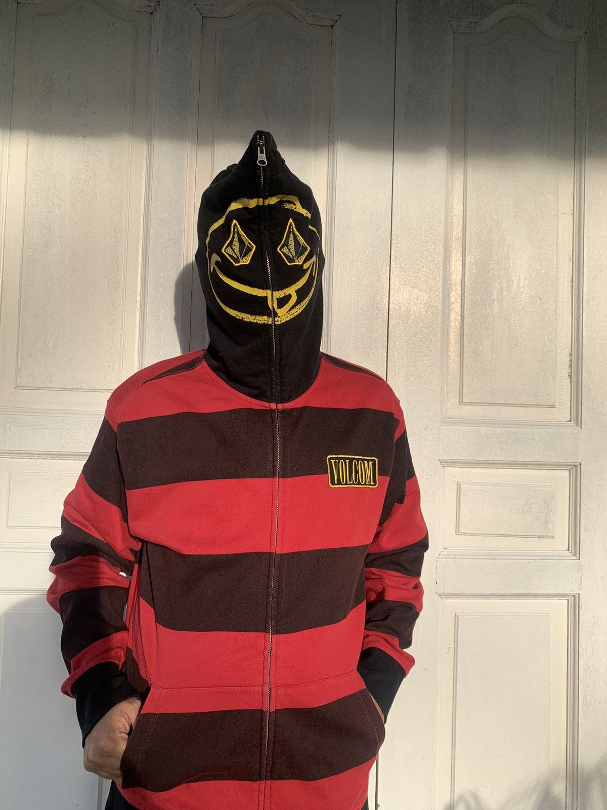 Volcom Rarely Volcom Kurt Cobain Smiley Full Zipper Hoodie Size US L / EU 52-54 / 3 - 3 Thumbnail