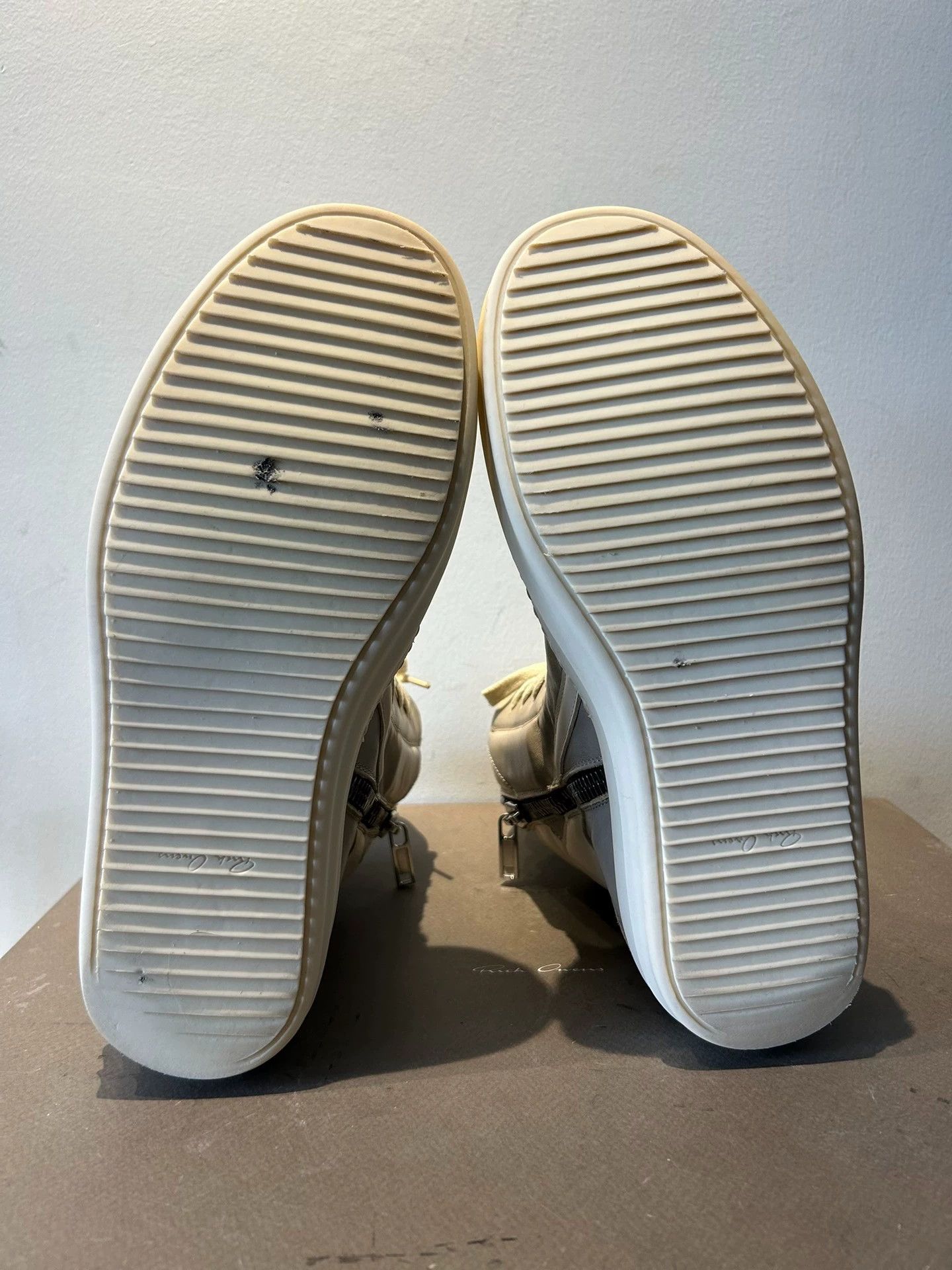 Rick Owens Rick Owens Ivory Triangle Shoes, new style, Size US 7 / EU 40 - 5 Thumbnail