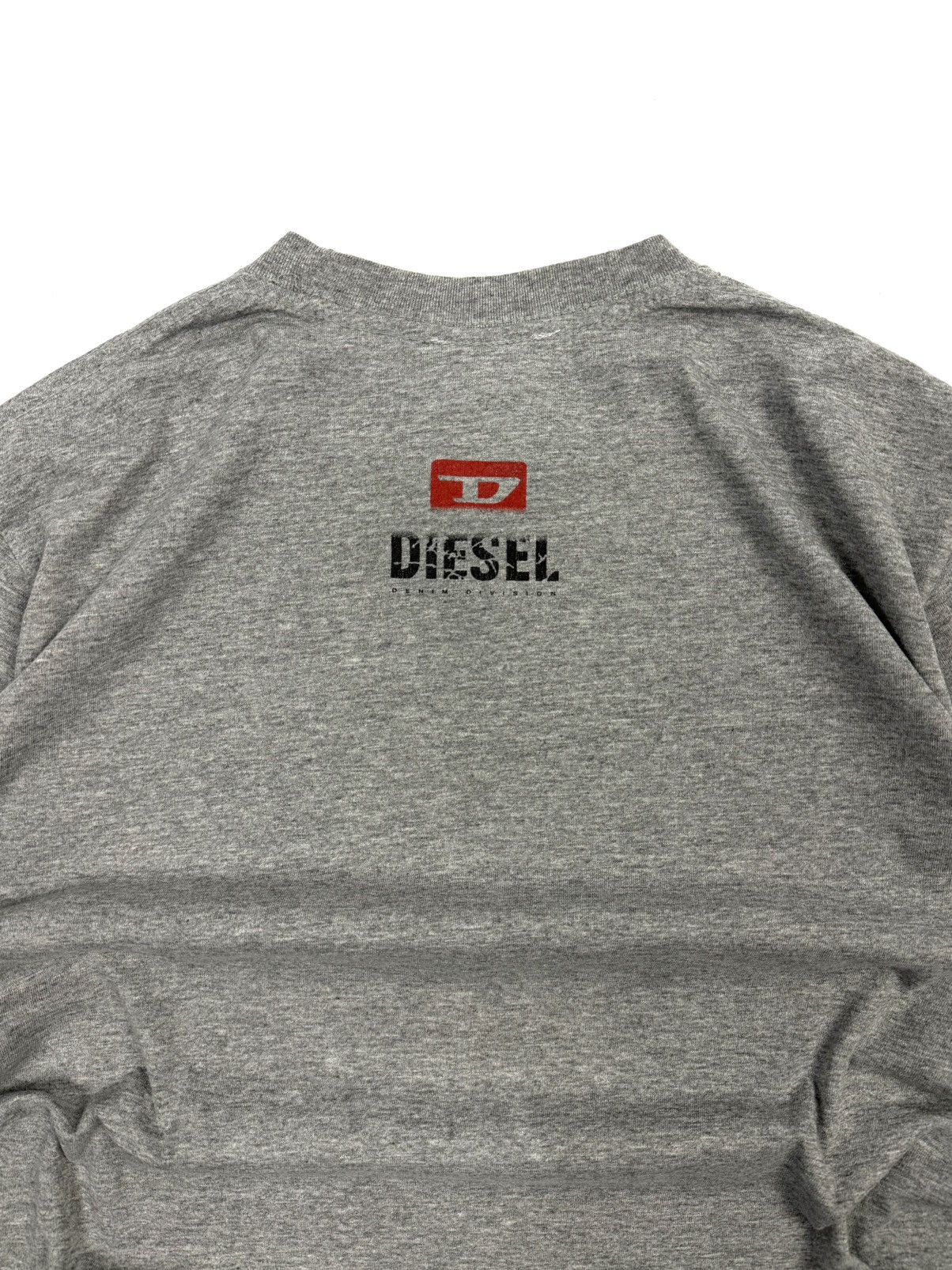 Diesel Diesel Denim Division Vintage Tee Y2K Gray Archive Size US L / EU 52-54 / 3 - 8 Thumbnail