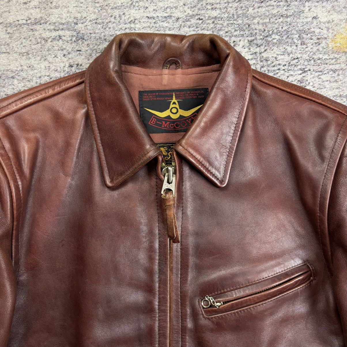 The Real McCoy's B - Mccoy’s single riders leather jacket Size US S / EU 44-46 / 1 - 6 Thumbnail