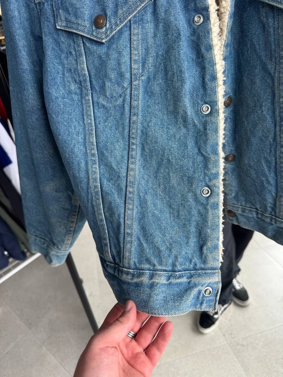 Levi's levis vintage 90'S Sherpa denim jacket Made in USA Size US S / EU 44-46 / 1 - 9 Thumbnail