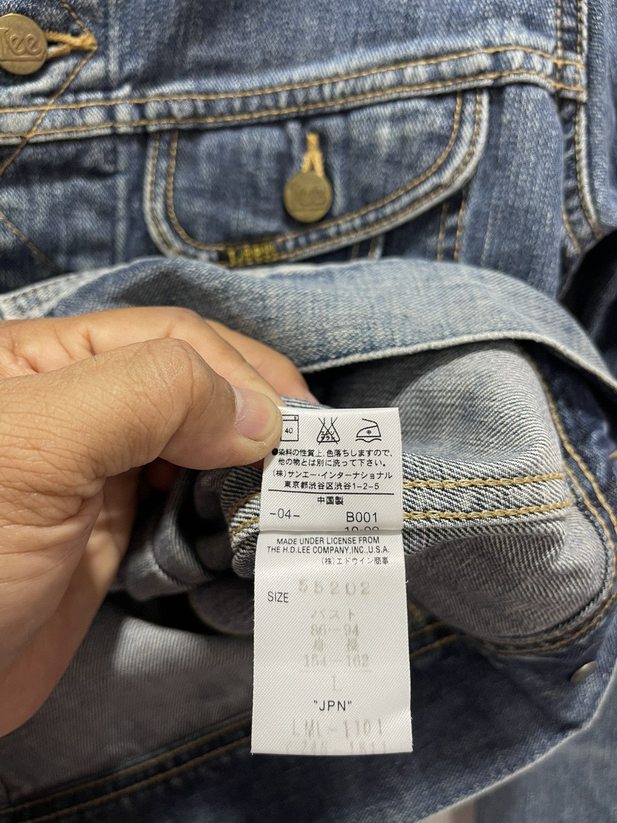 Lee × Vintage LEE RIDER LADY DISTRESSED DENIM JEANS Size XS / US 0-2 / IT 36-38 - 12 Thumbnail