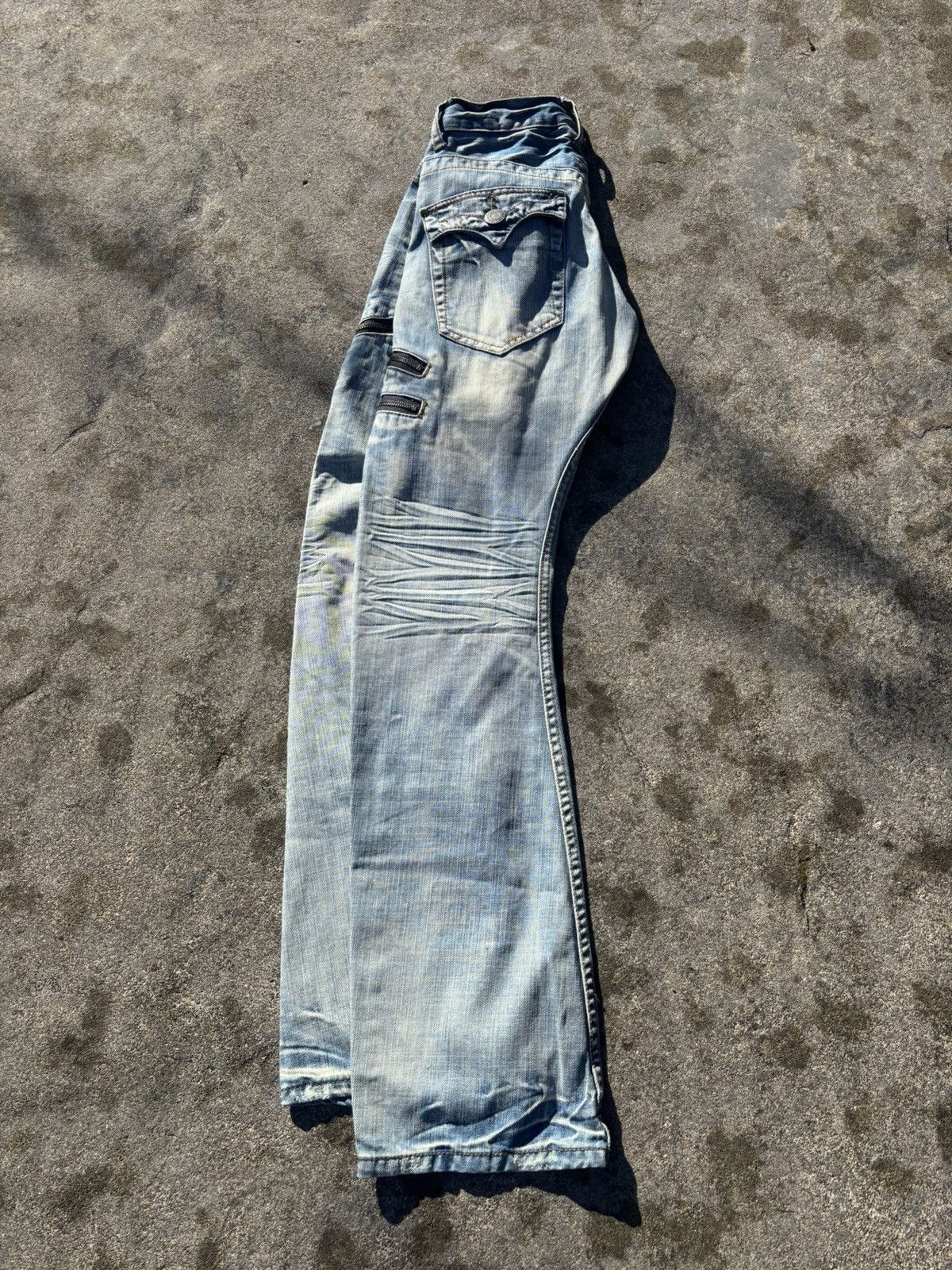 Japanese Brand Rattle Trap Bootcut zipper pockets 29x33 Size US 29 - 1 Thumbnail