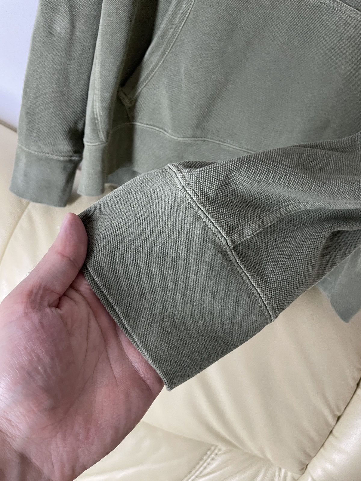 Polo Ralph Lauren Polo Ralph Lauren pique Vintage Olive Green Hoodie 90s Size US XL / EU 56 / 4 - 12 Thumbnail