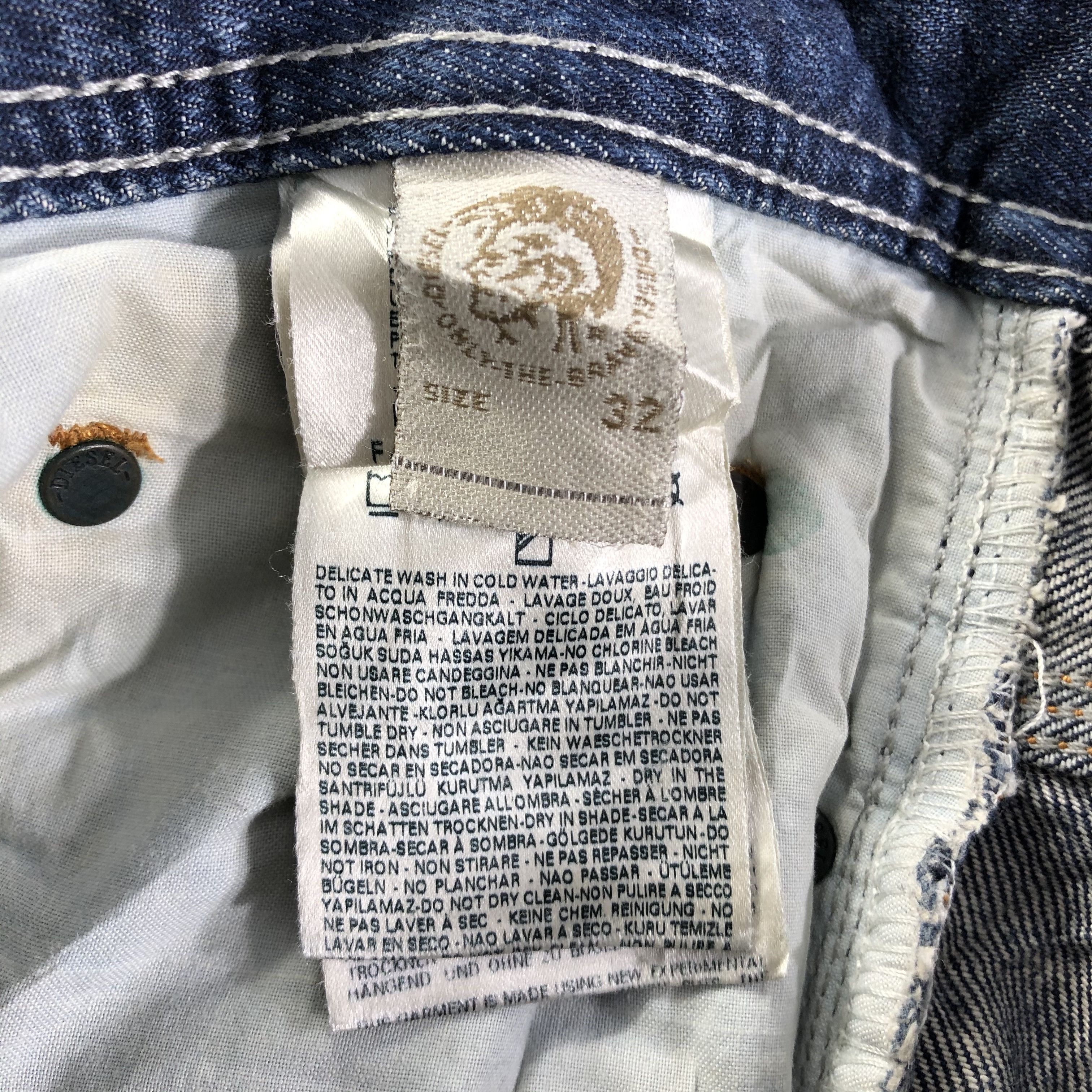 Diesel Vintage Diesel Industry Jeans-J3628 Size US 35 - 12 Thumbnail