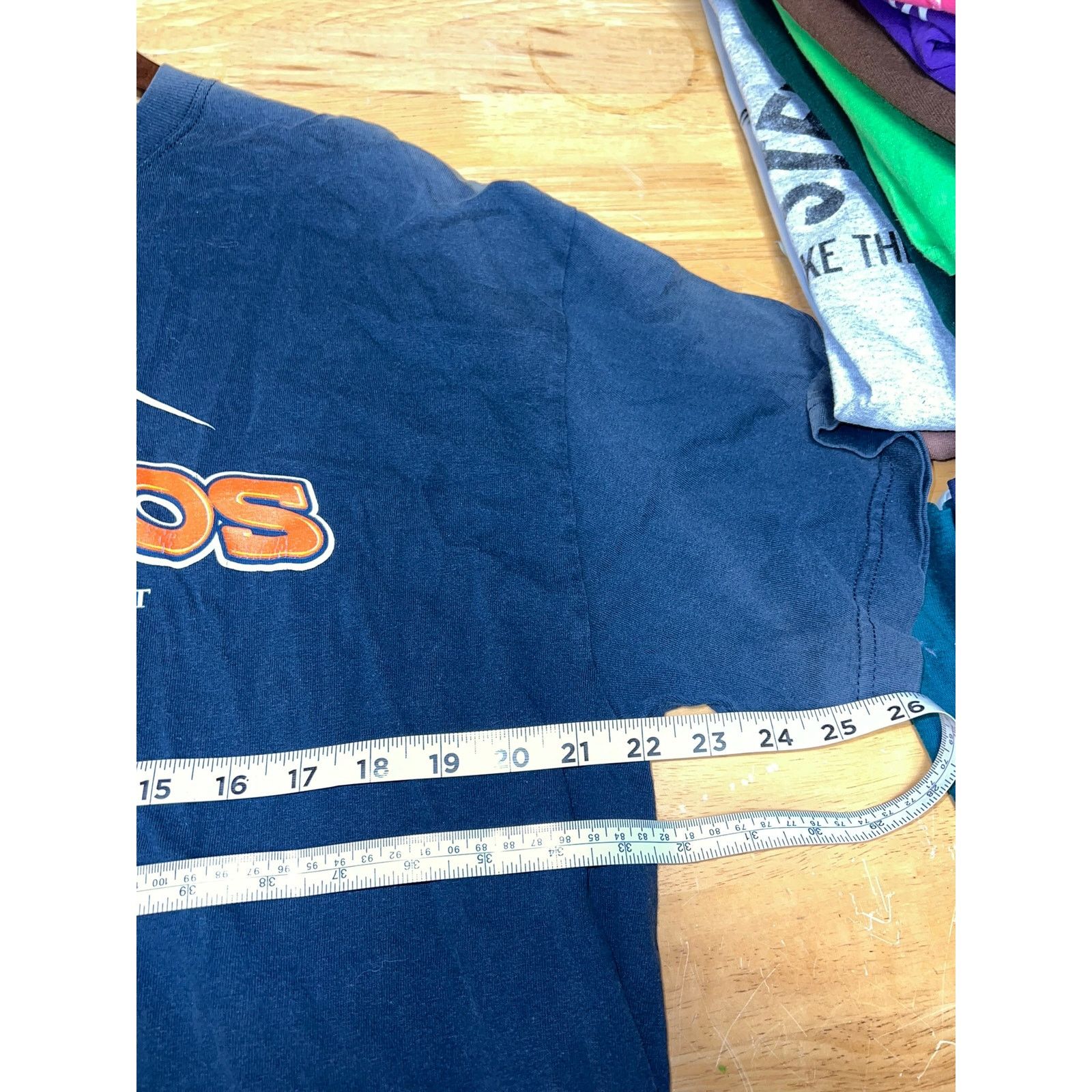 NFL Denver Broncos Shirt NFL West Football Blue Faded Shirt XL Size US XL / EU 56 / 4 - 10 Thumbnail