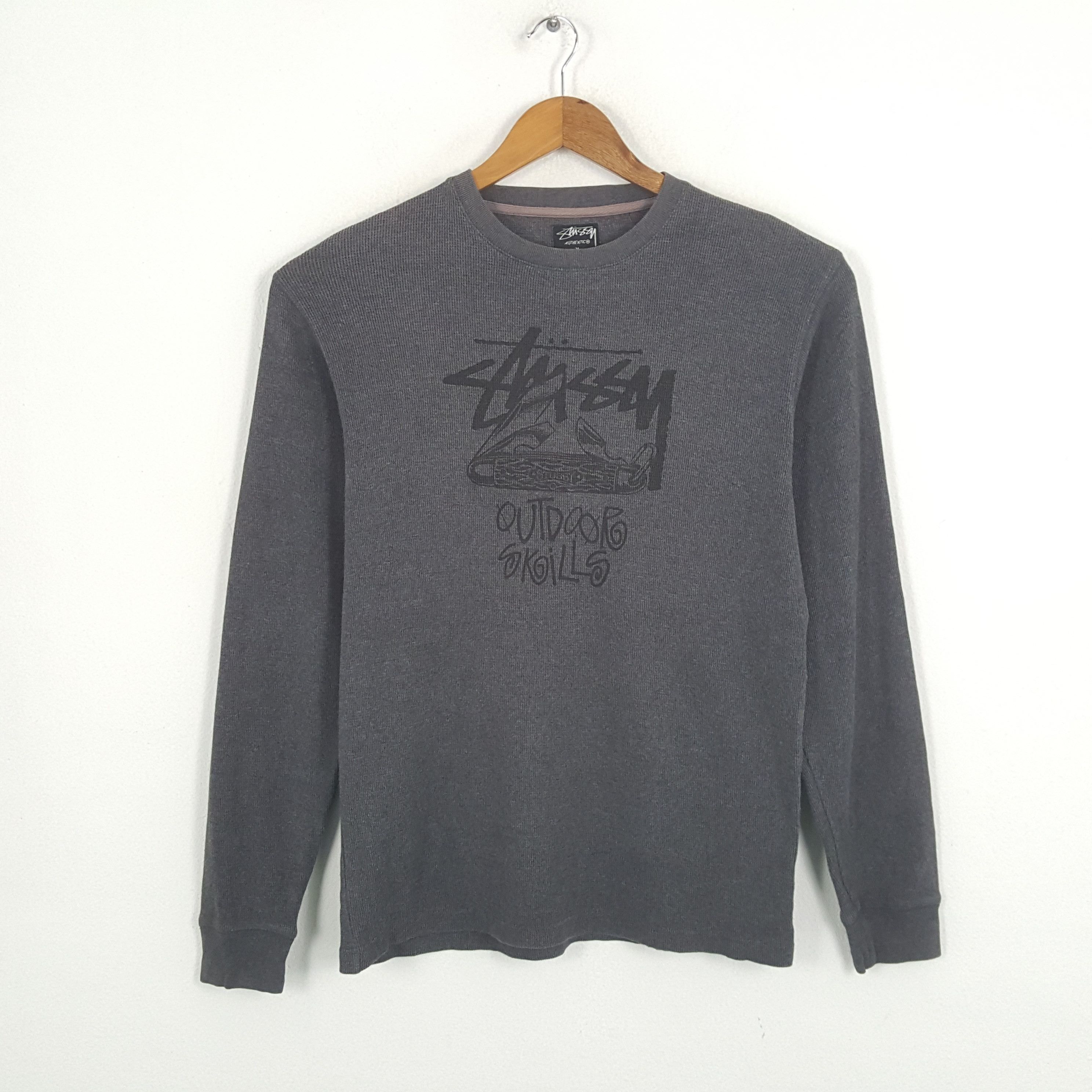 Stussy × Vintage Vintage STUSSY Streetwear Skateboard Style Sweatshirts Size US M / EU 48-50 / 2 - 1 Thumbnail