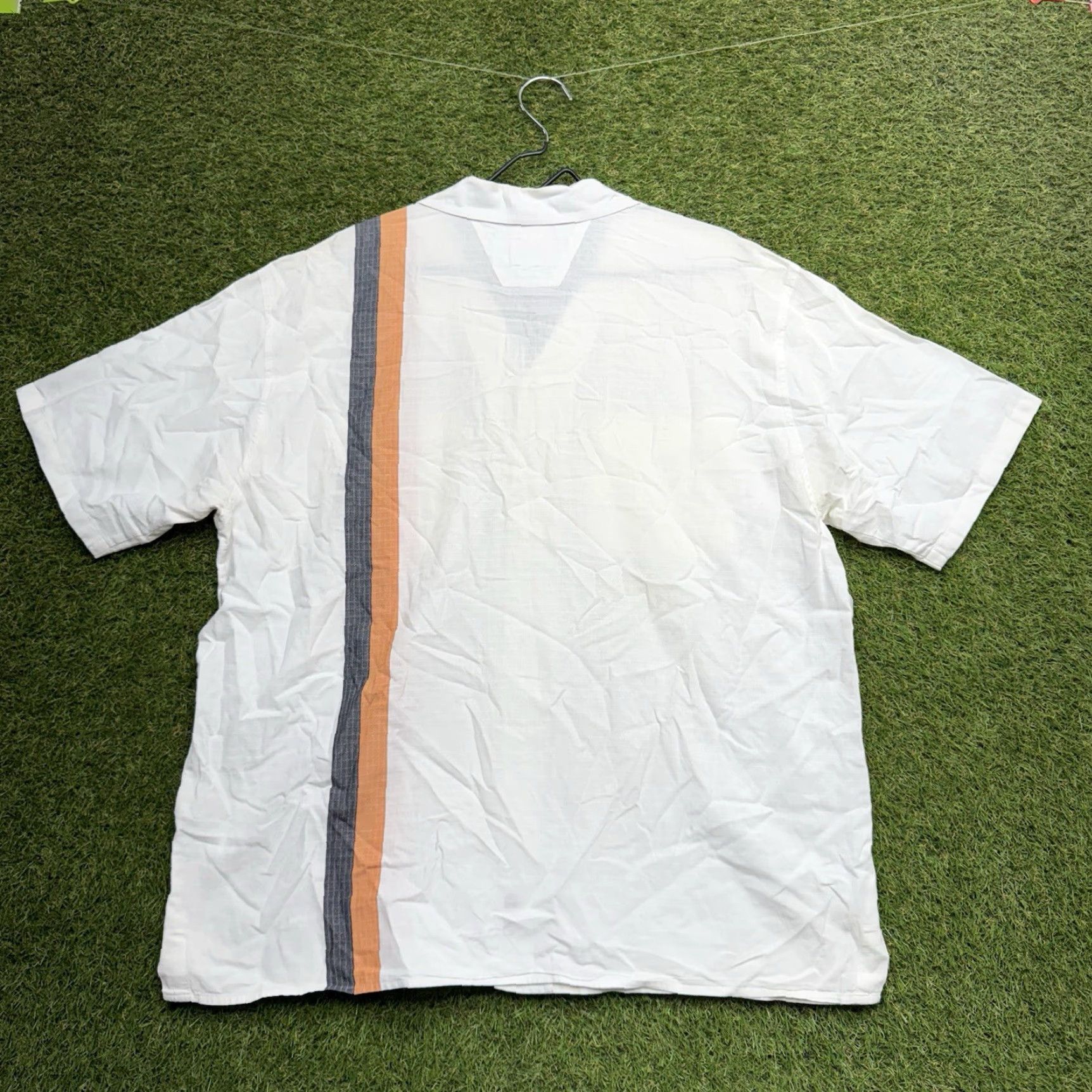 Harley Davidson VINTAGE Harley-Davidson Mens Shirt XL White Graphic Print Crew Neck / Short Sleeve / Button Embroidered Logo USA Biker Size US XL / EU 56 / 4 - 2 Thumbnail