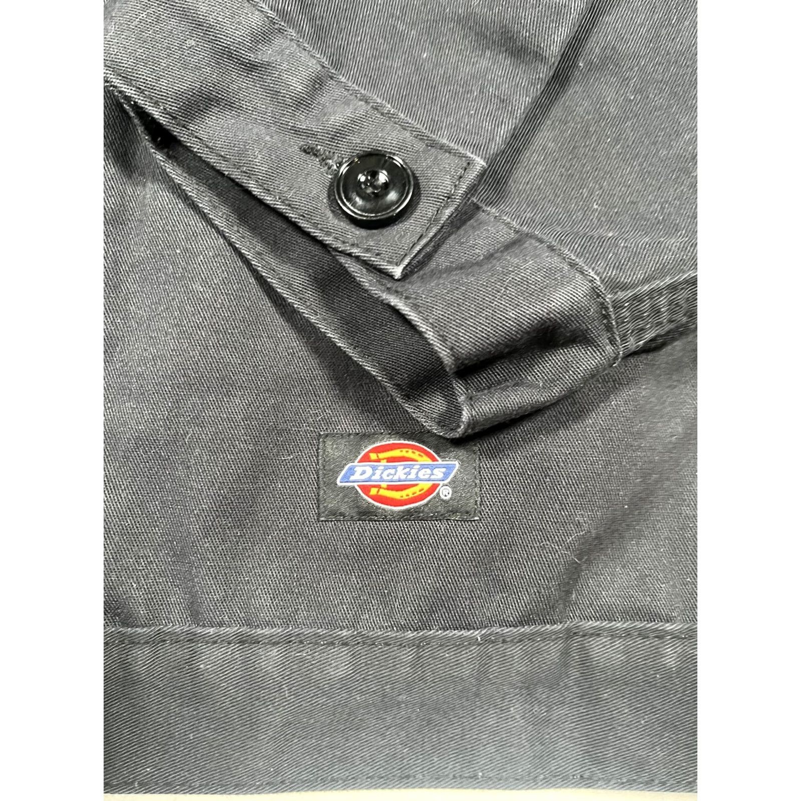 Dickies Dickies Jacket Mens 2XL Black Windbreaker Embroidered Skull Middle Finger Club Logo Pockets Zip Casual Workwear Size US XXL / EU 58 / 5 - 6 Thumbnail