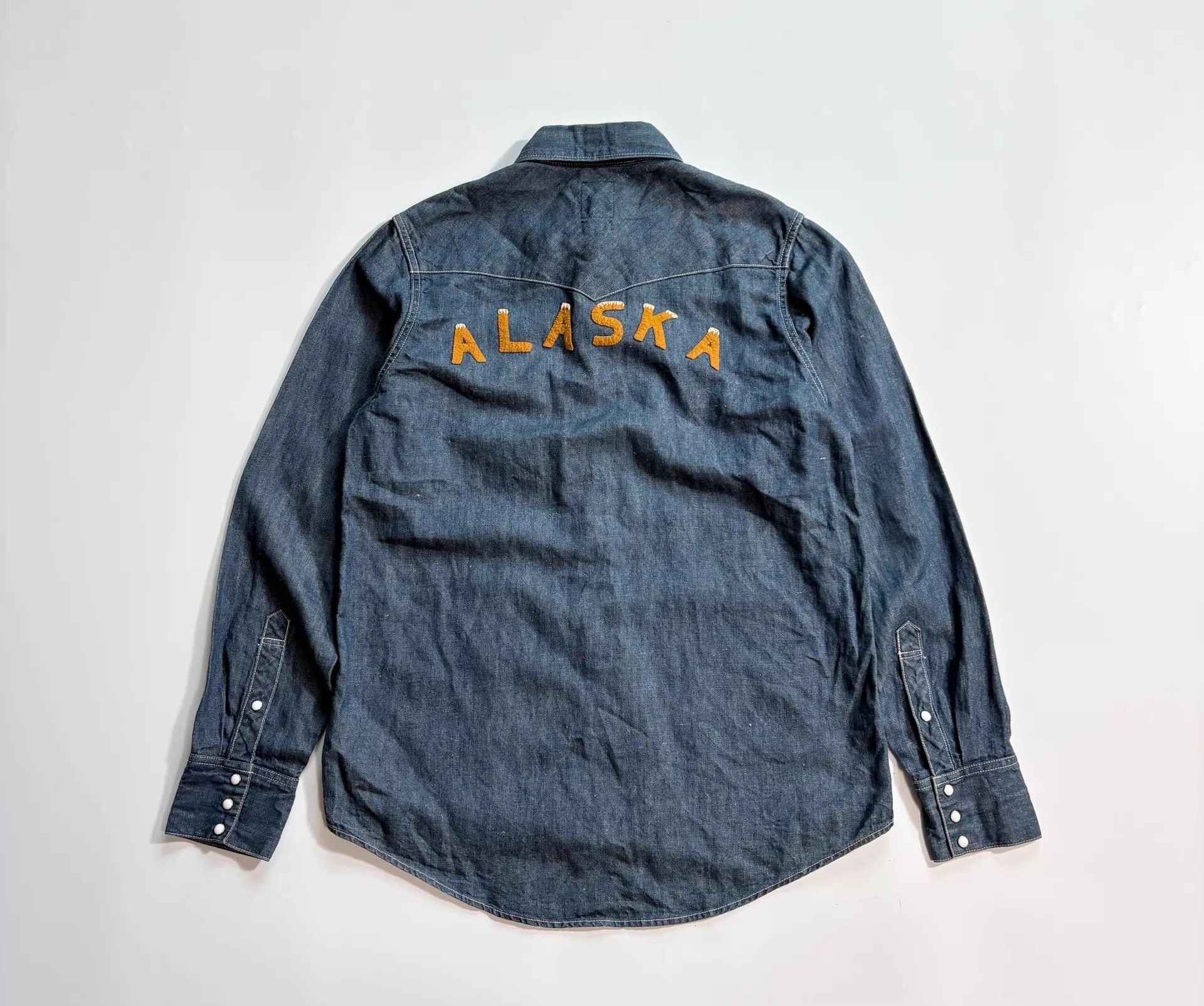 Visvim VISVIM Denim Shirt Size 2 (43/106/75) Size US M / EU 48-50 / 2 - 2 Thumbnail
