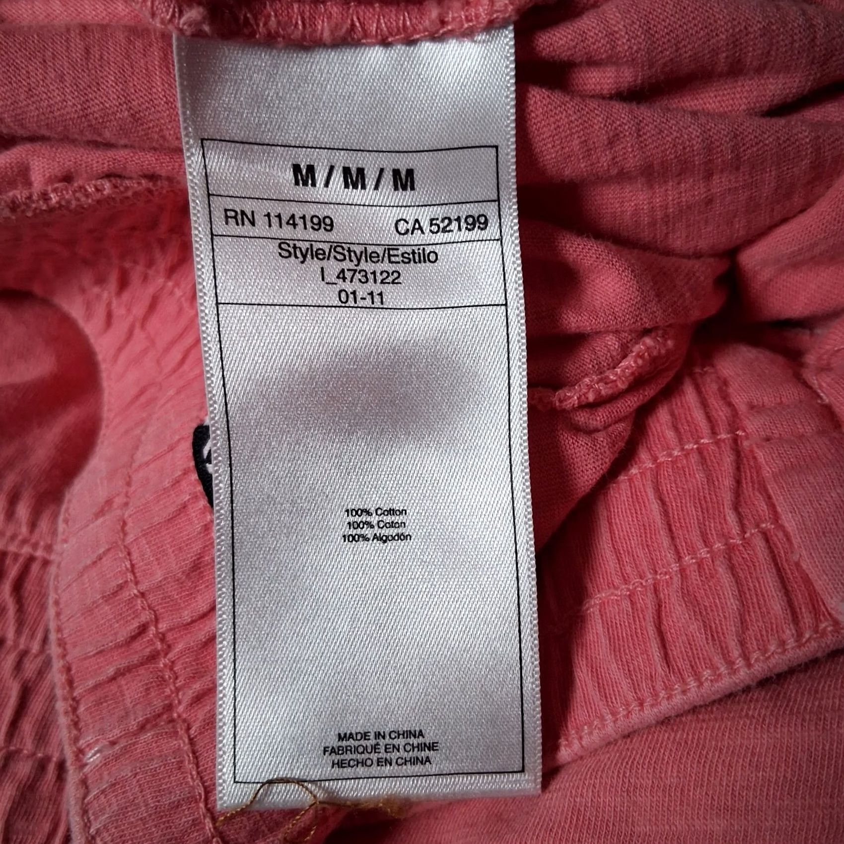 Vintage ROXY Estilo Pants M Pink Bootcut Lace Up Knit Athleisure Y2K Low Rise Womens Size 32" / US 10 / IT 46 - 5 Thumbnail