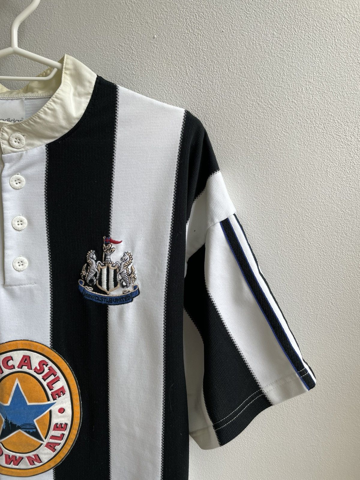 Vintage Newcastle United 1995 1996 1997 Home Shirt Football Soccer Size US XL / EU 56 / 4 - 4 Thumbnail
