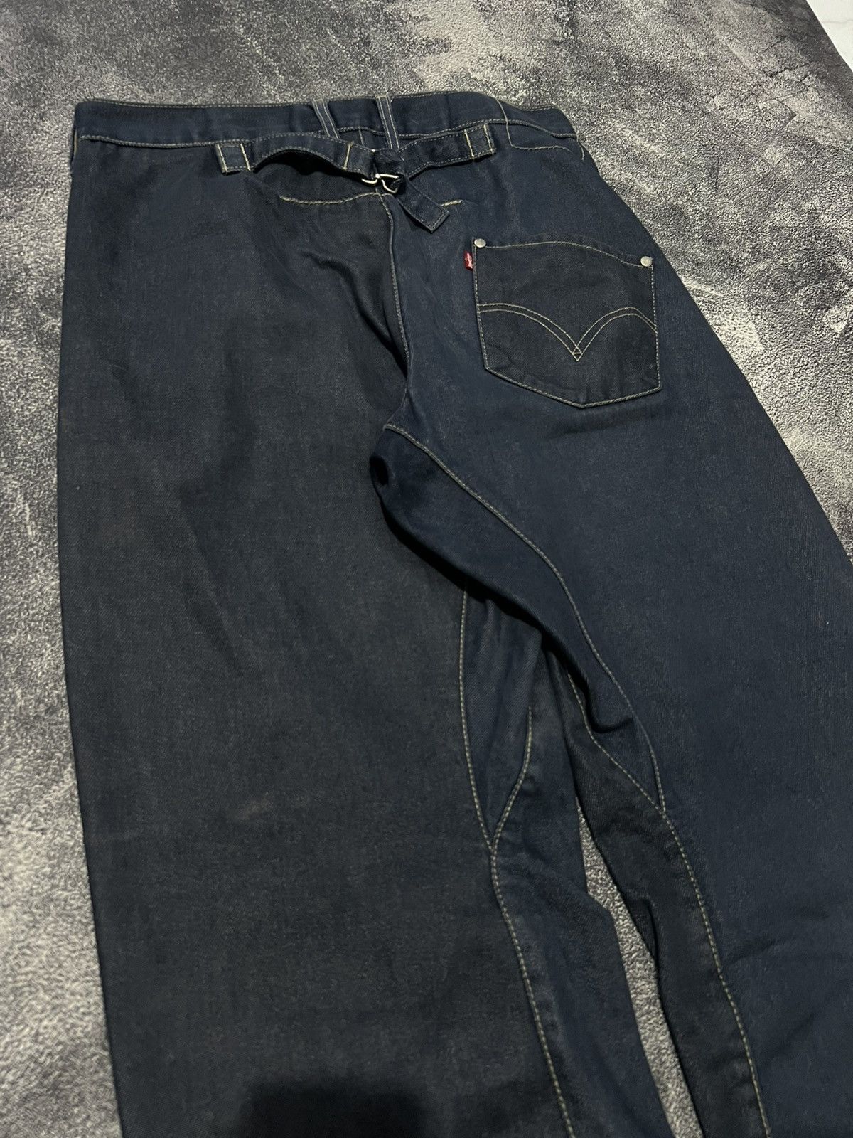 Levi's Vintage Clothing Levis Engineered Buckle Back Twisted Jeans Size US 31 - 5 Thumbnail